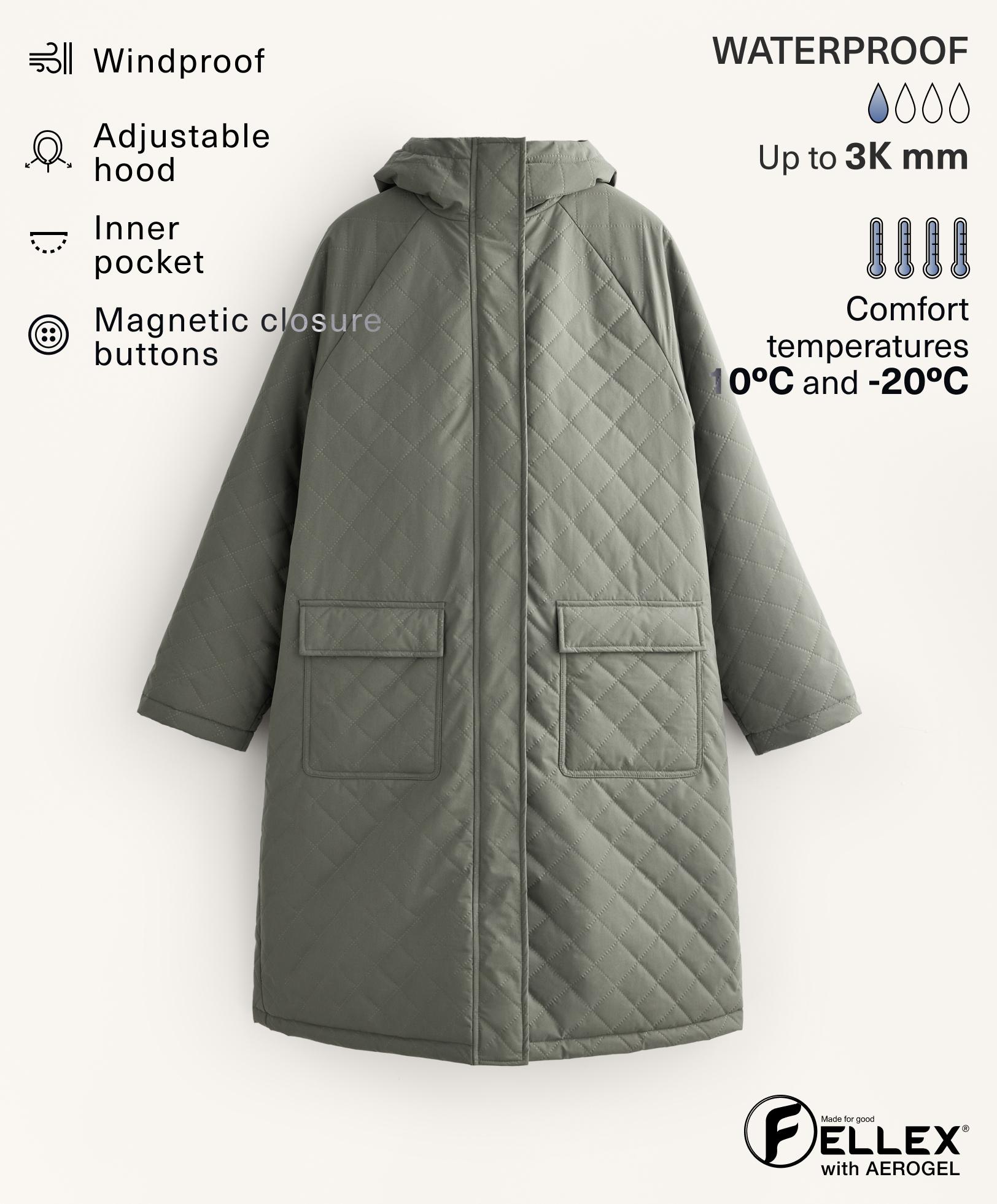 FELLEX® AEROGEL 3K waterproof long padded jacket FELLEX® AEROGEL 3K waterproof long padded jacket