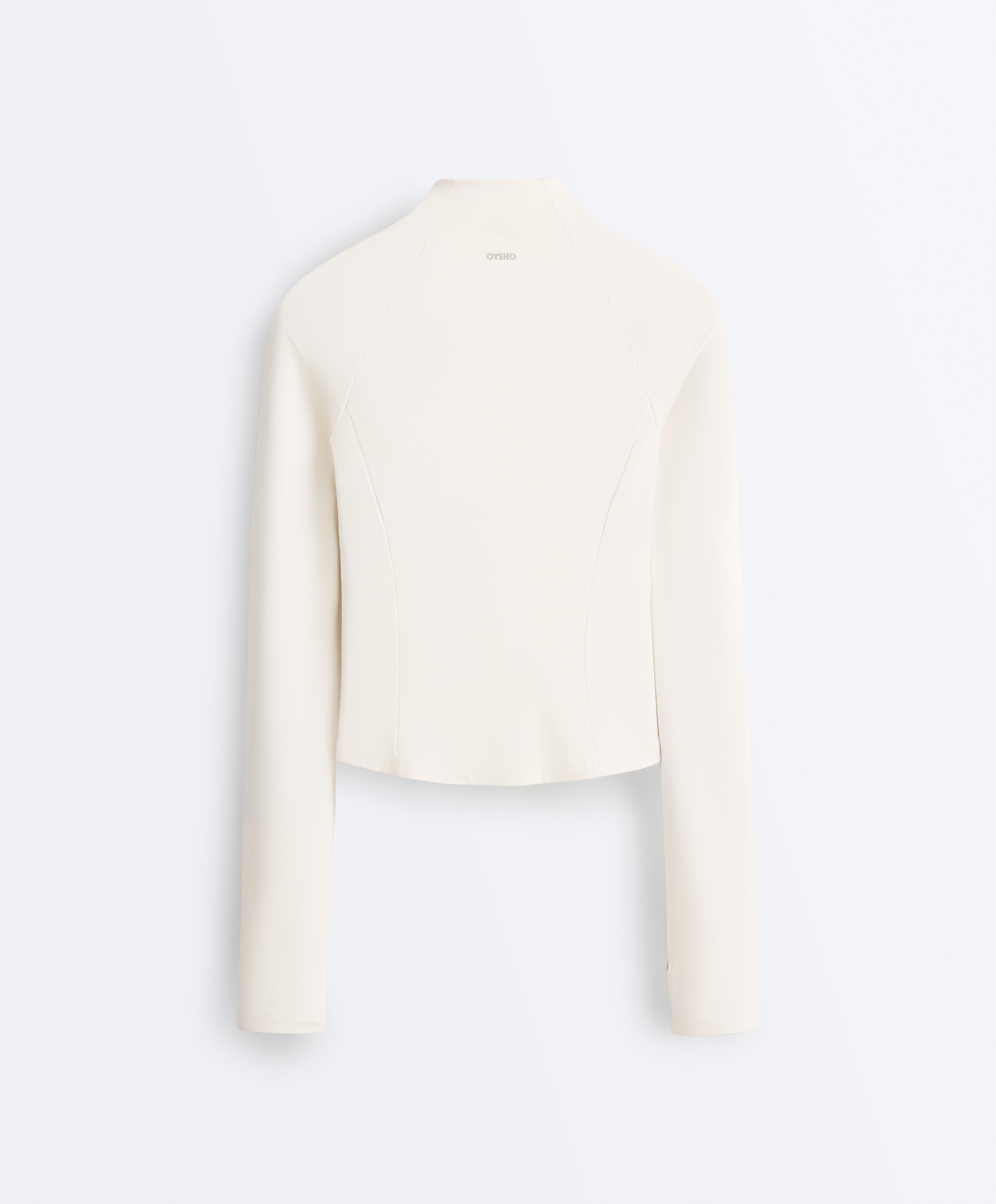 Light warm technical jacket — PALE ECRU