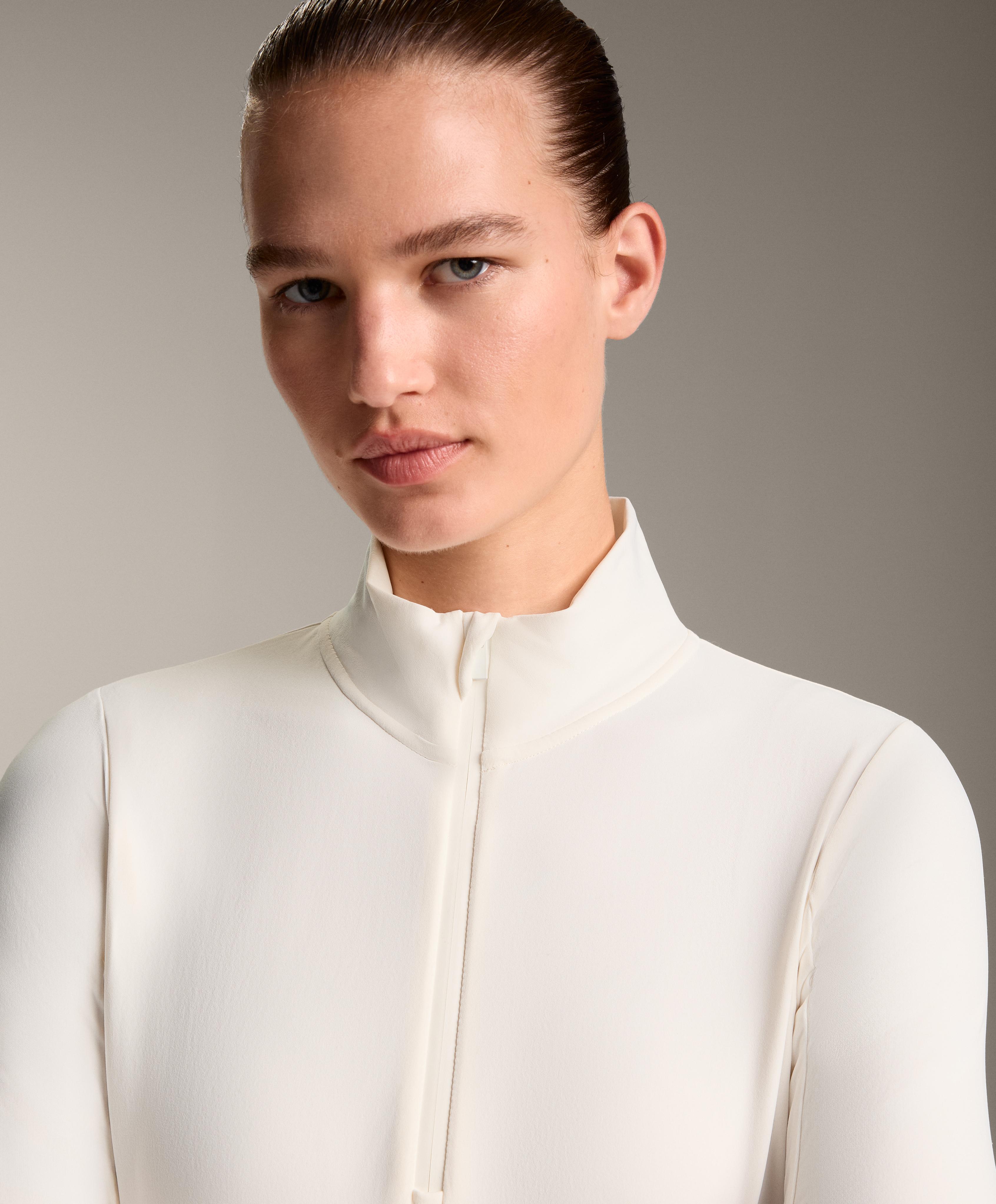 Maglietta base layer mezza zip