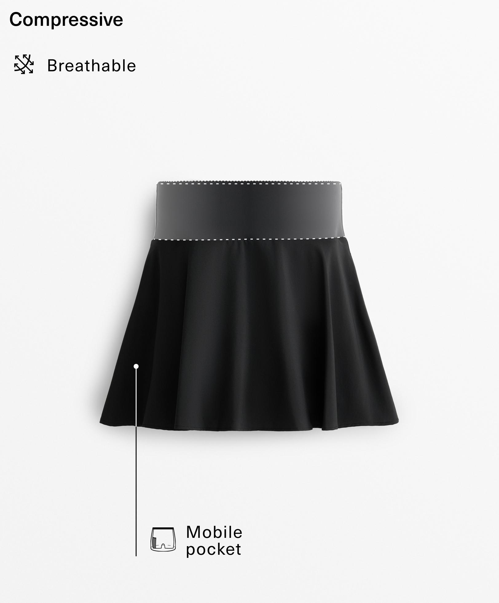 Compressive skirt