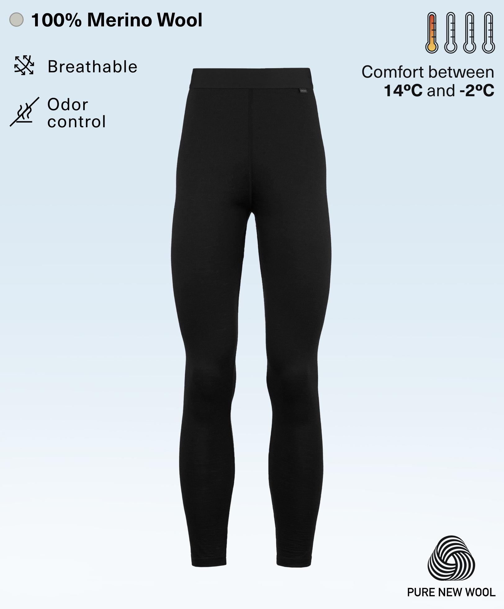 Performance base layers 100% merino wool leggings - Soldari