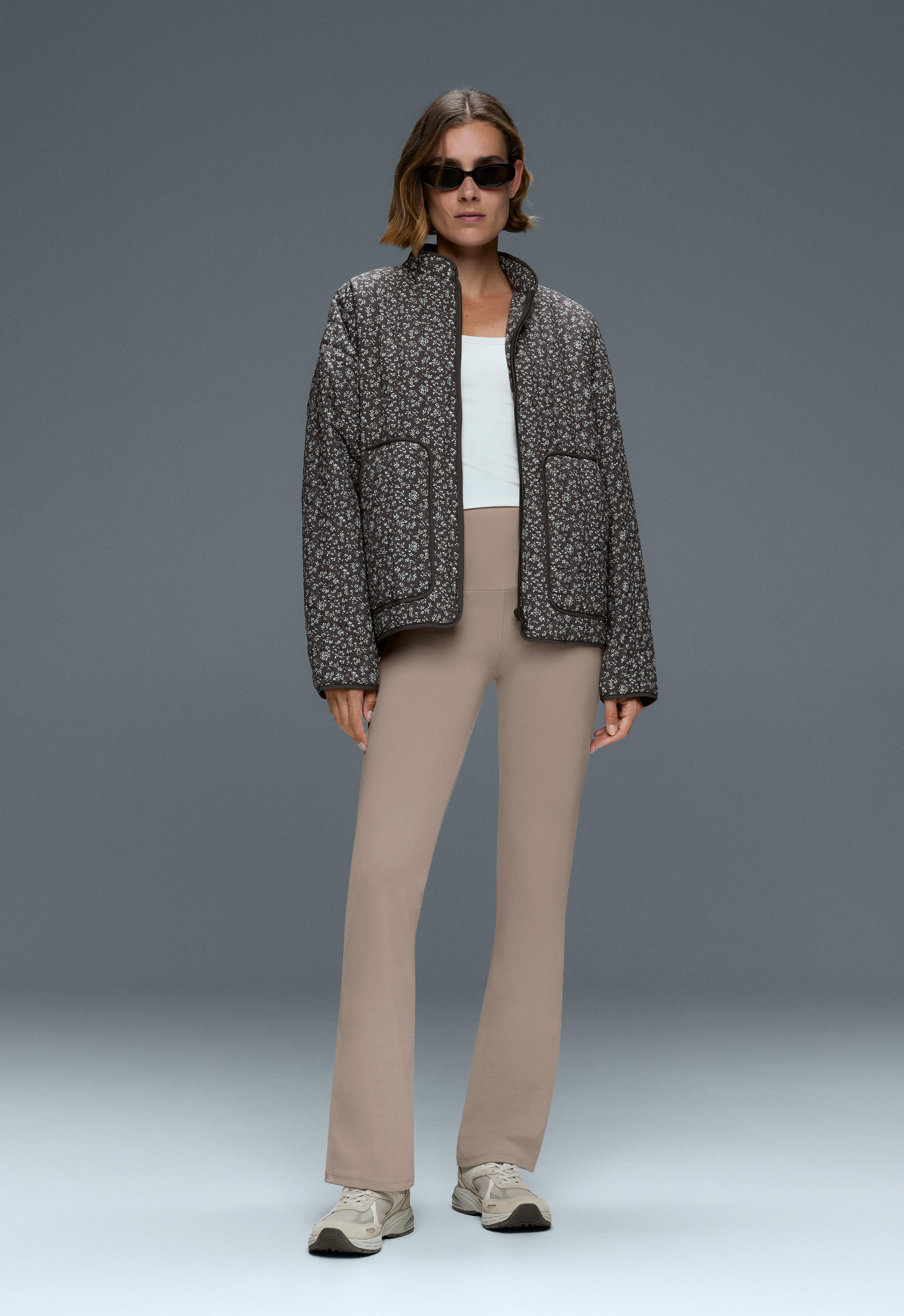 High-rise Comfortlux flare trousers