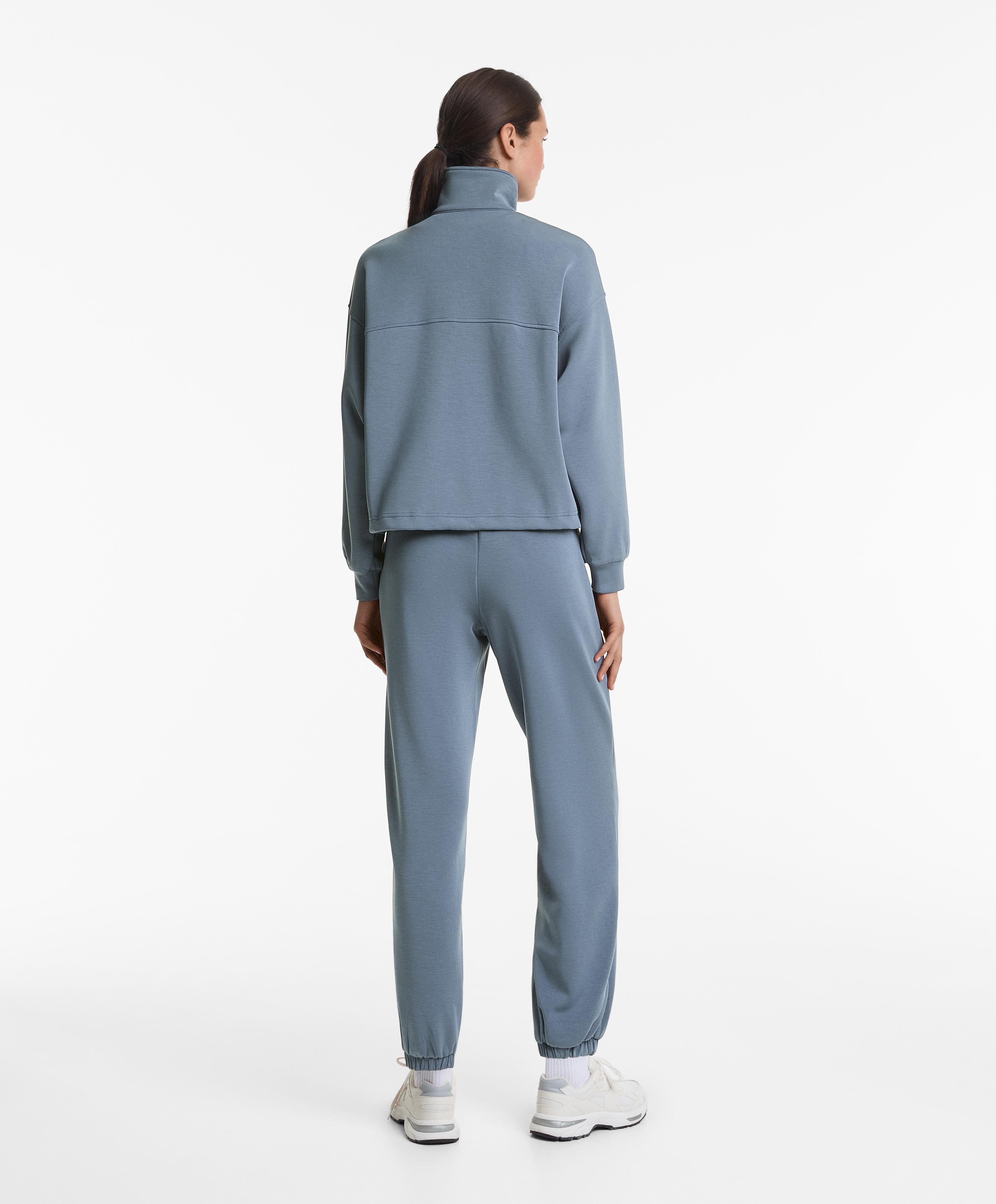 Jogger tracksuit with brushed modal interior