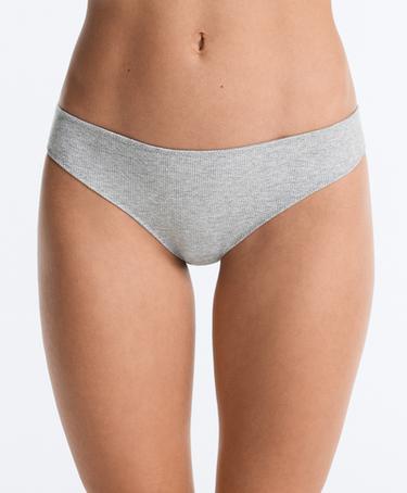 5 cotton rib classic briefs — GREY MELANGE 2