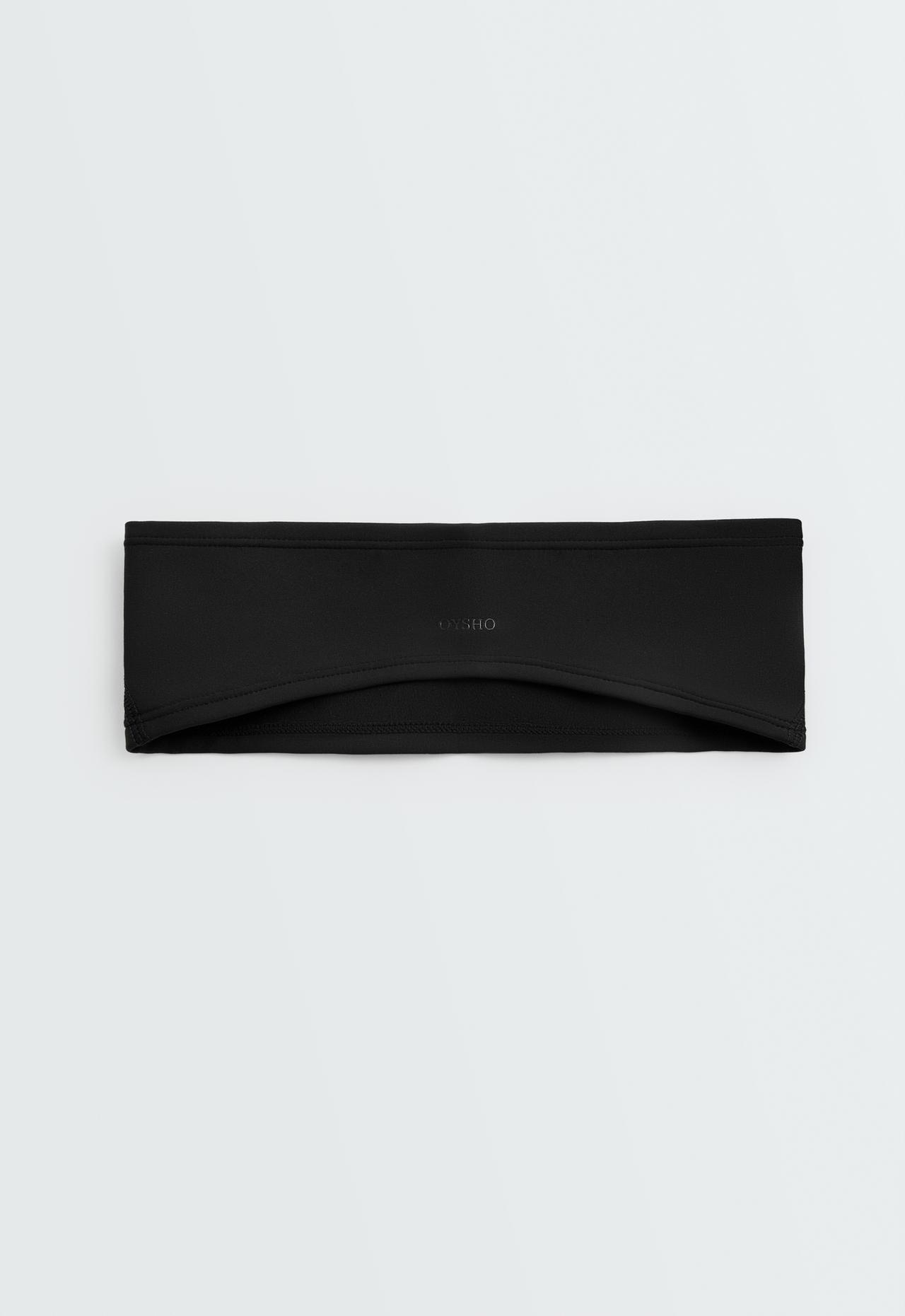 Sports head band — BLACK