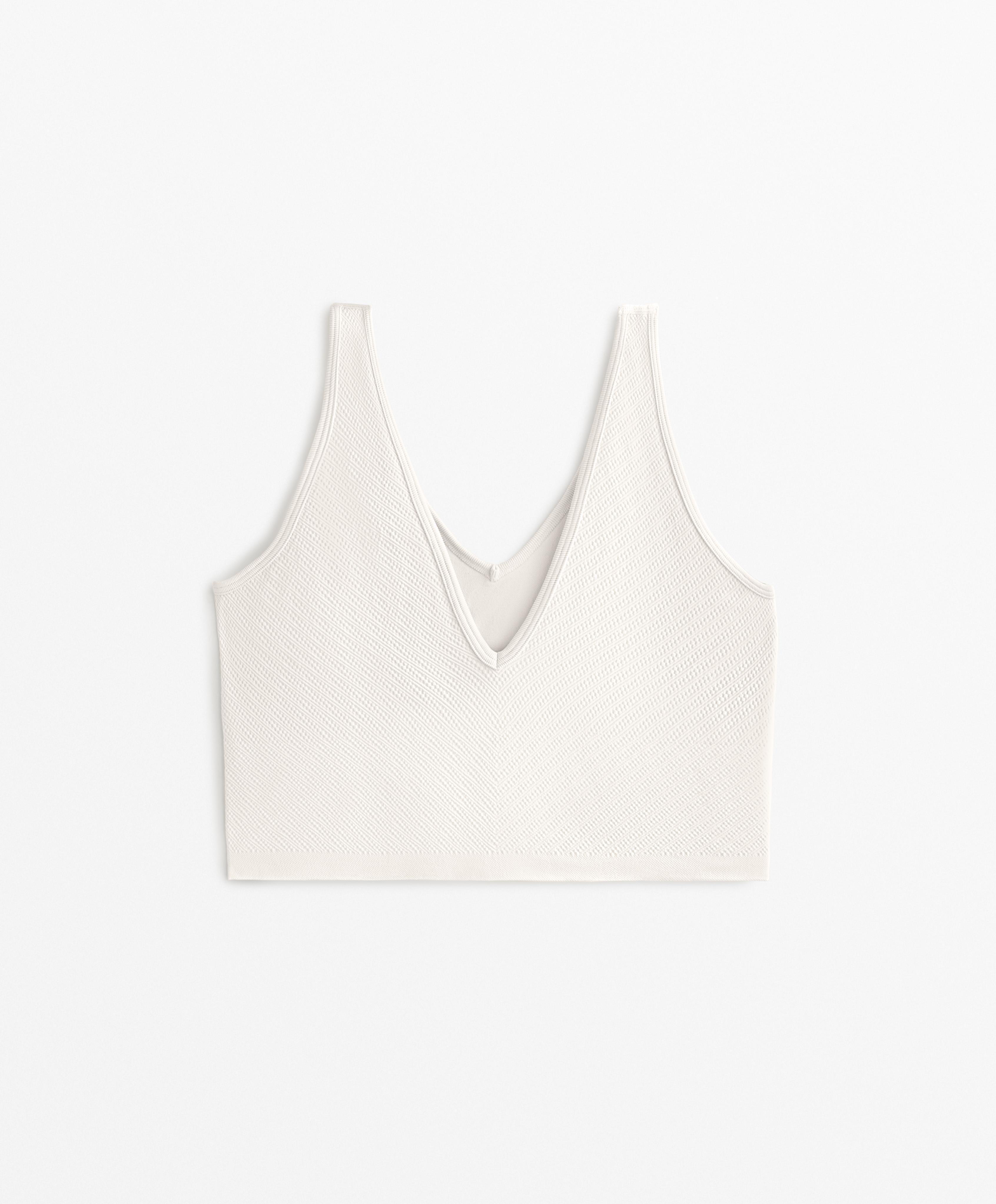 Rib structure tank top
