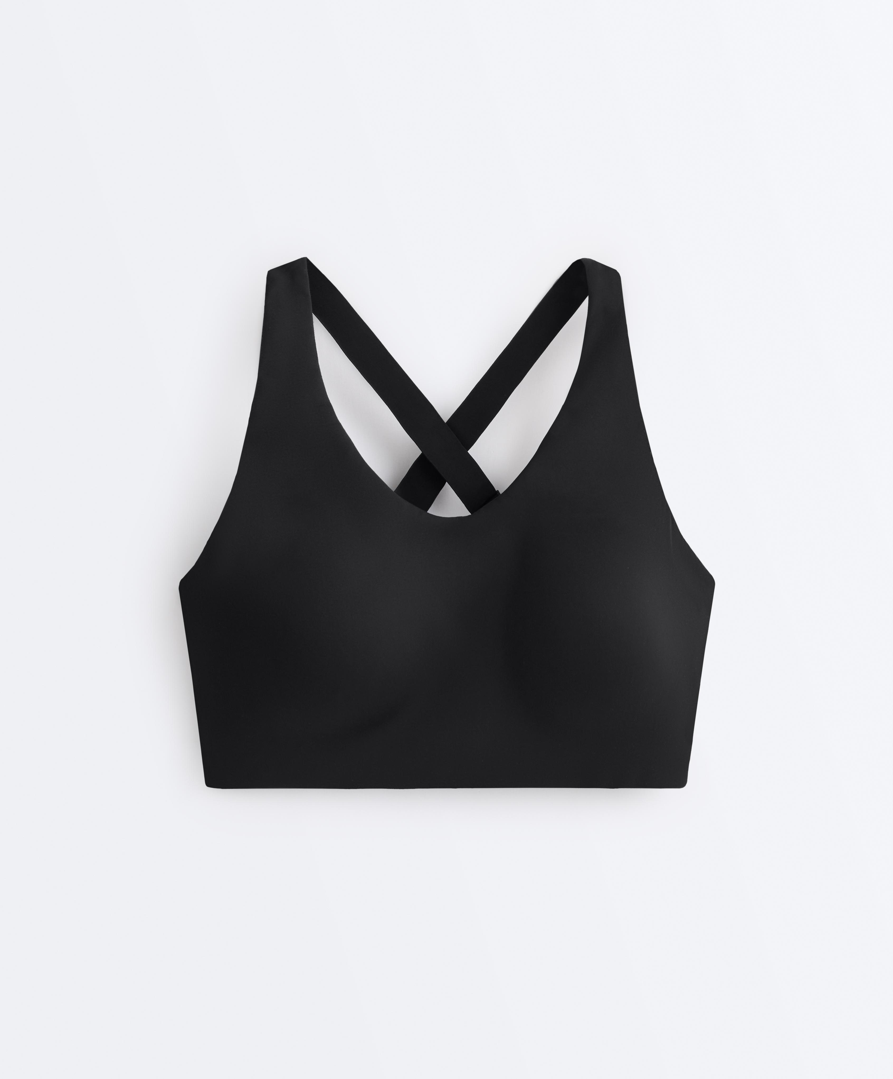 Brassière sport compressive à fort maintien dos croisé Brassière sport compressive à fort maintien dos croisé