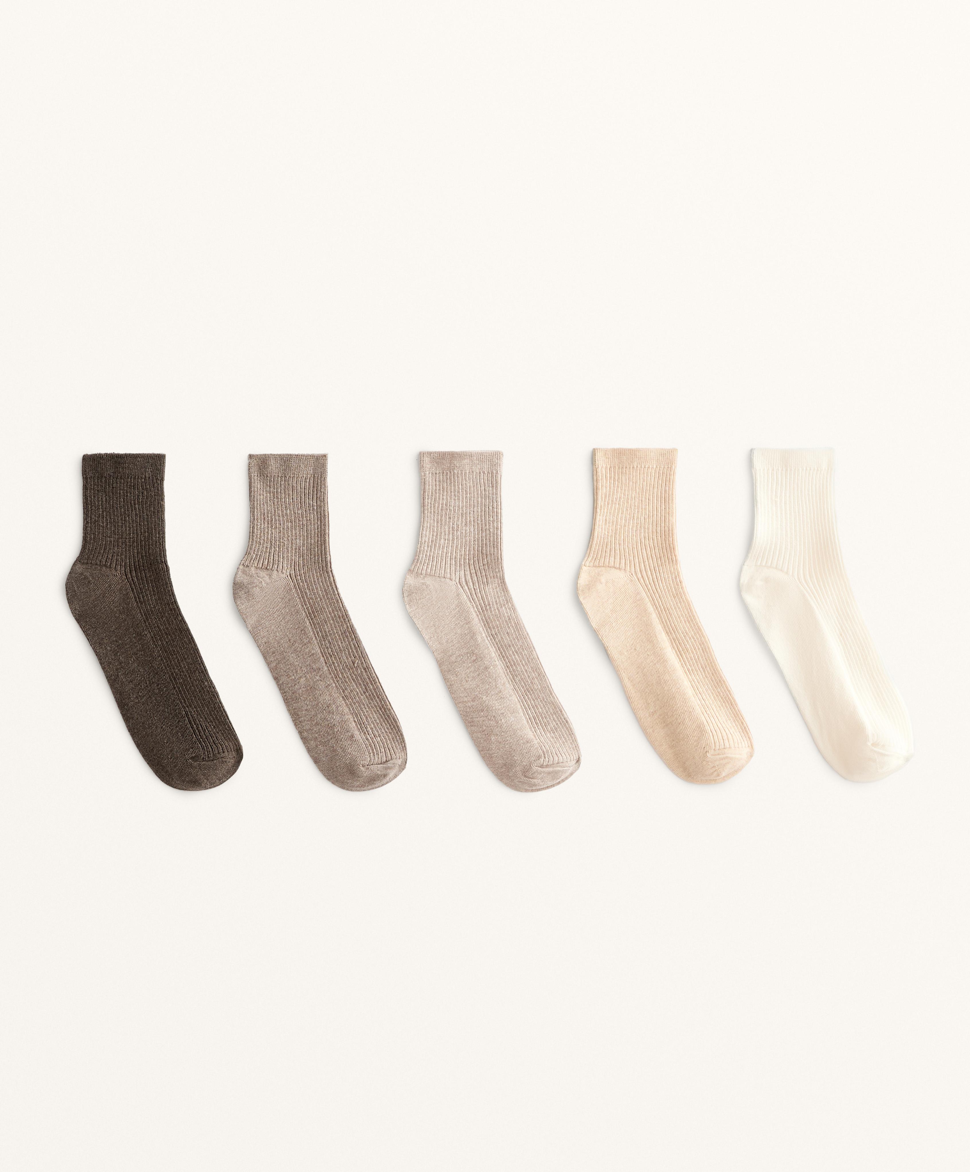 5 Paar Quarter-Socken mit Baumwolle 5 Paar Quarter-Socken mit Baumwolle