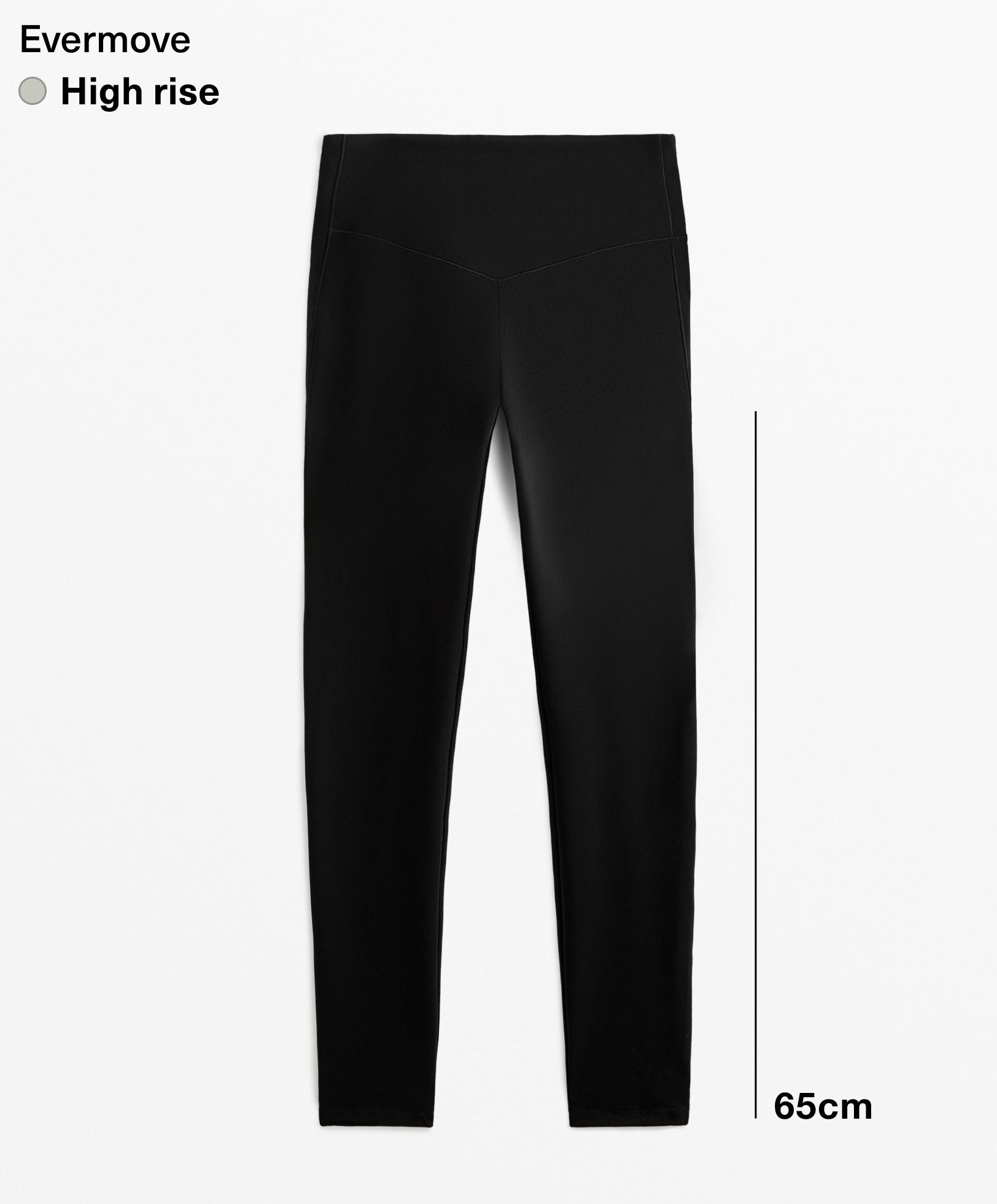 Legging longueur chevilles high rise Evermove 65 cm
