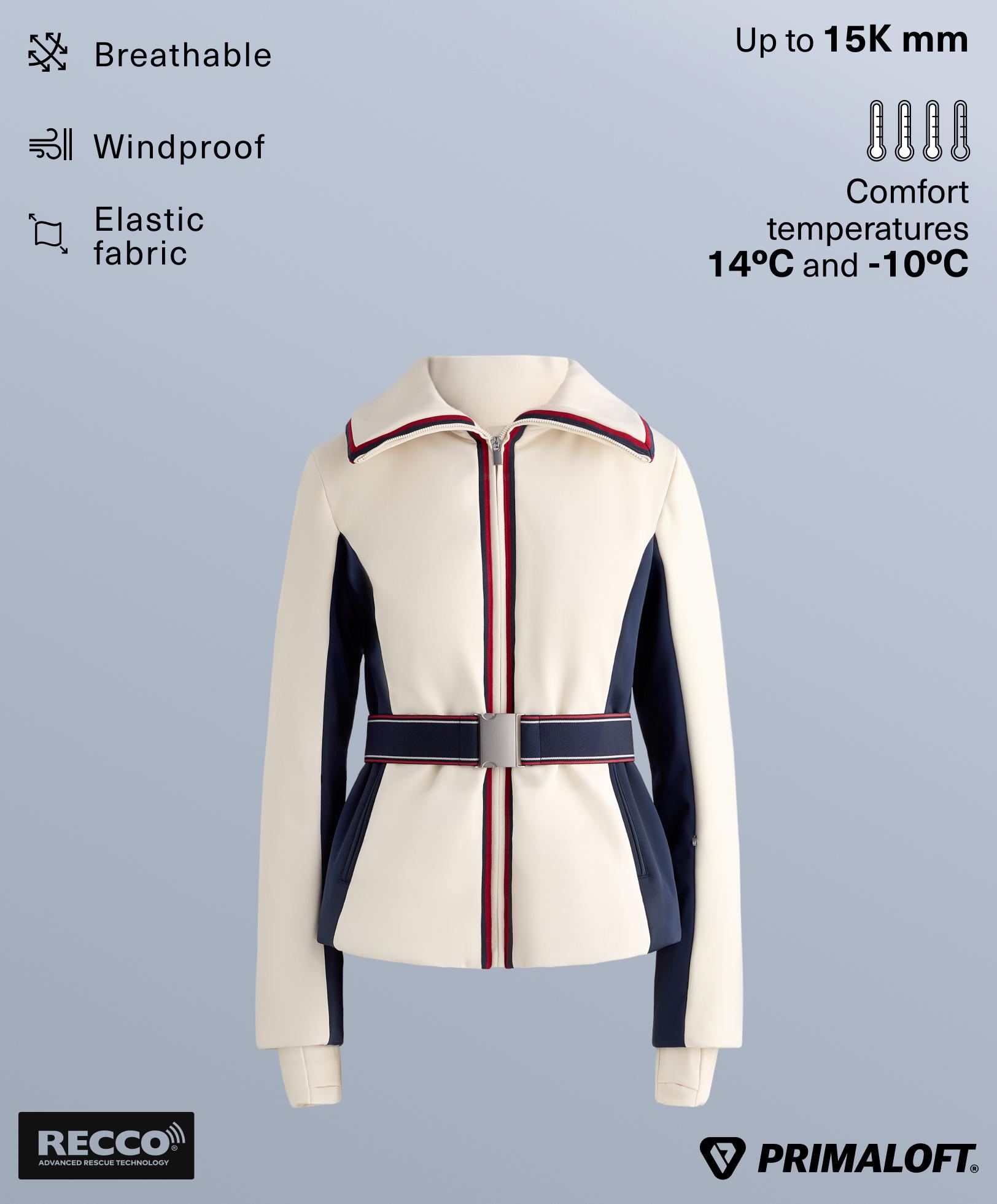 Veste ajustée rétro Primaloft® SKI résistante à l'eau