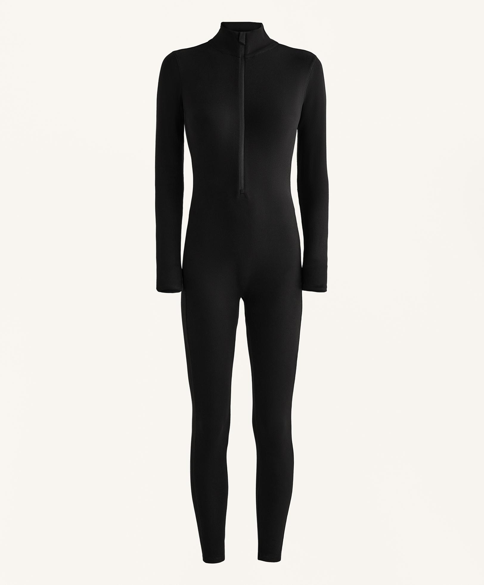 Thermal base layer jumpsuit — BLACK