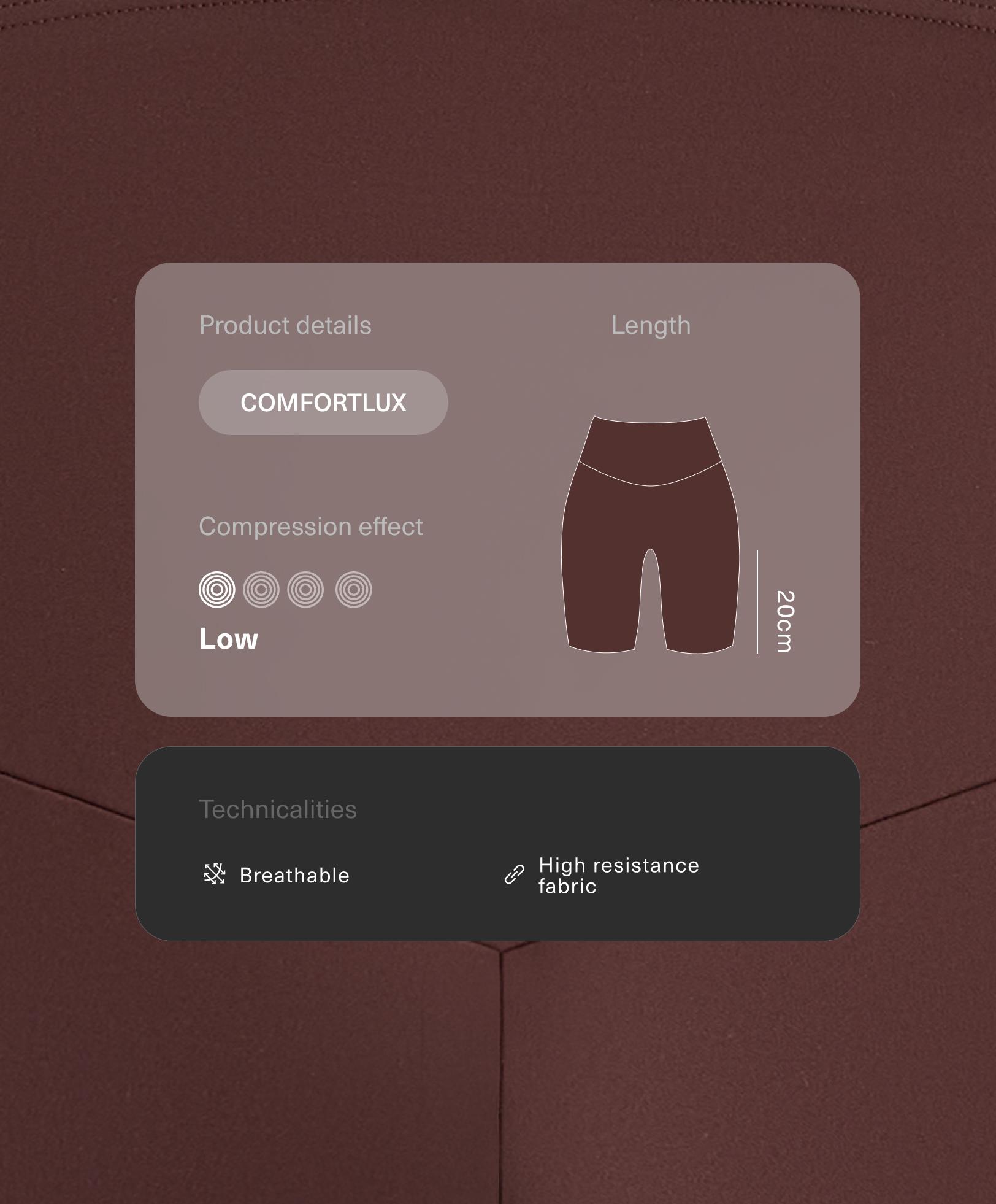لغينغ فوق الركبة Comfortlux للحوامل 20 سم