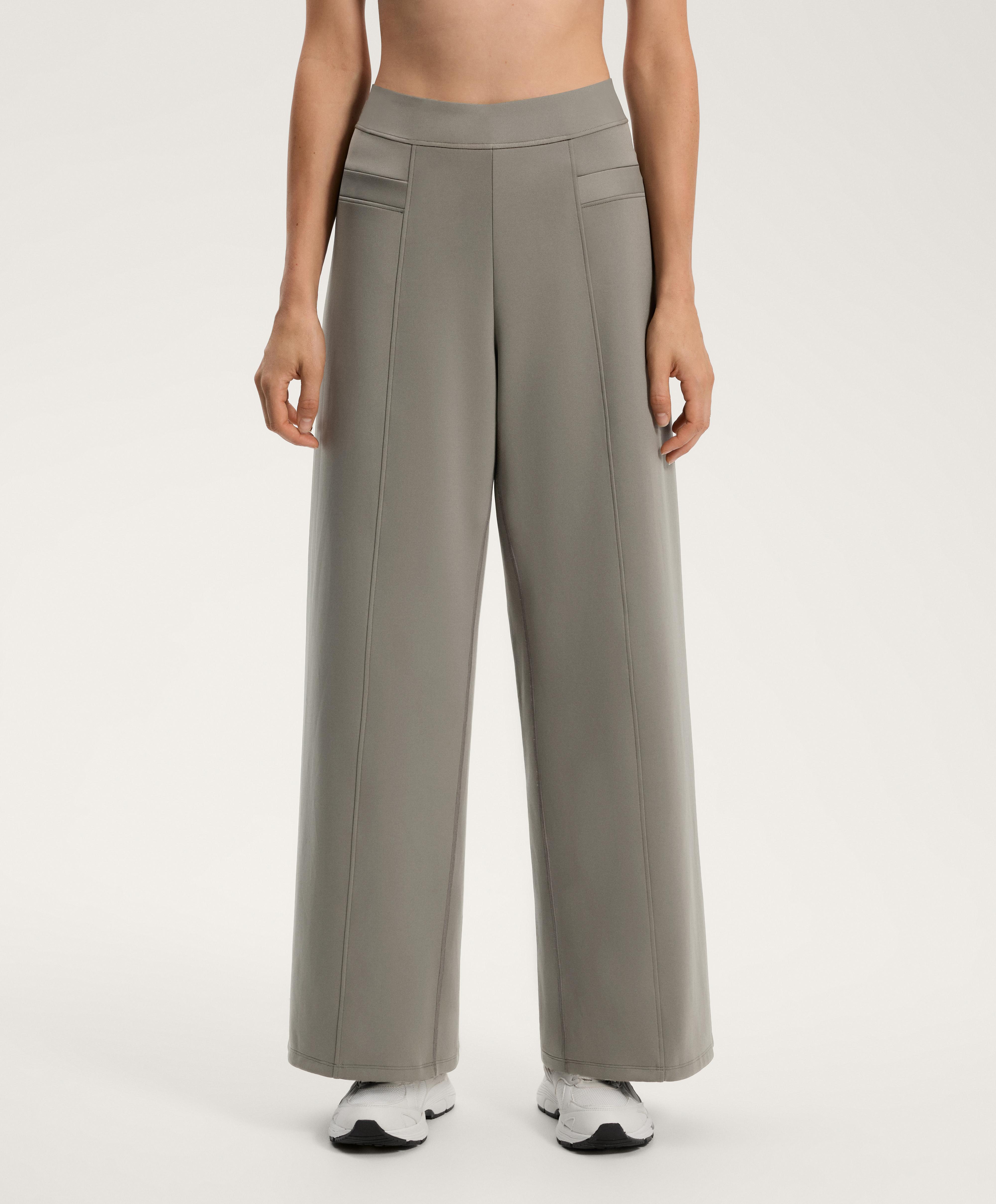 Neoprene-effect balloon trousers