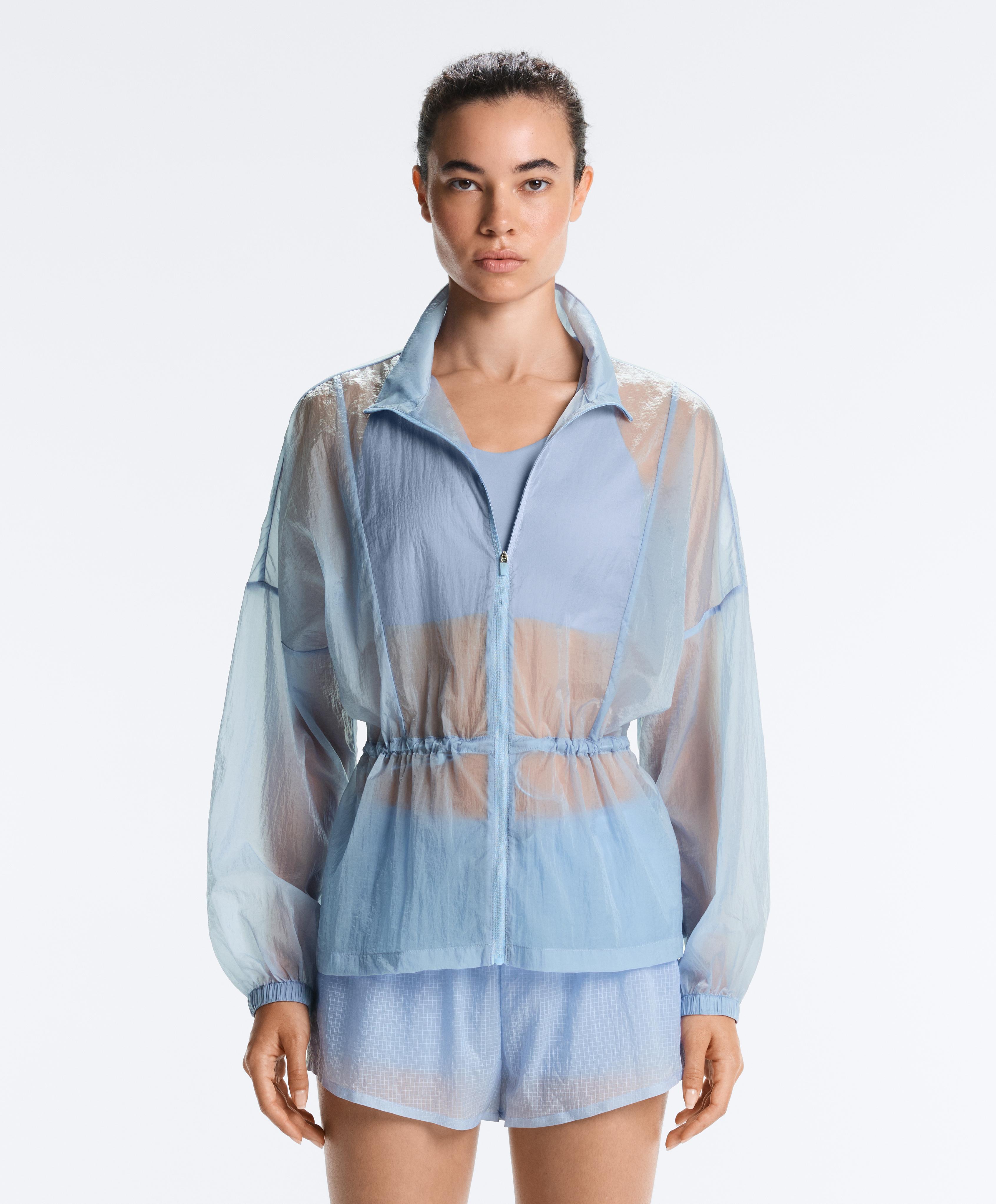 Lightweight track jacket — MID GREY-BLUE