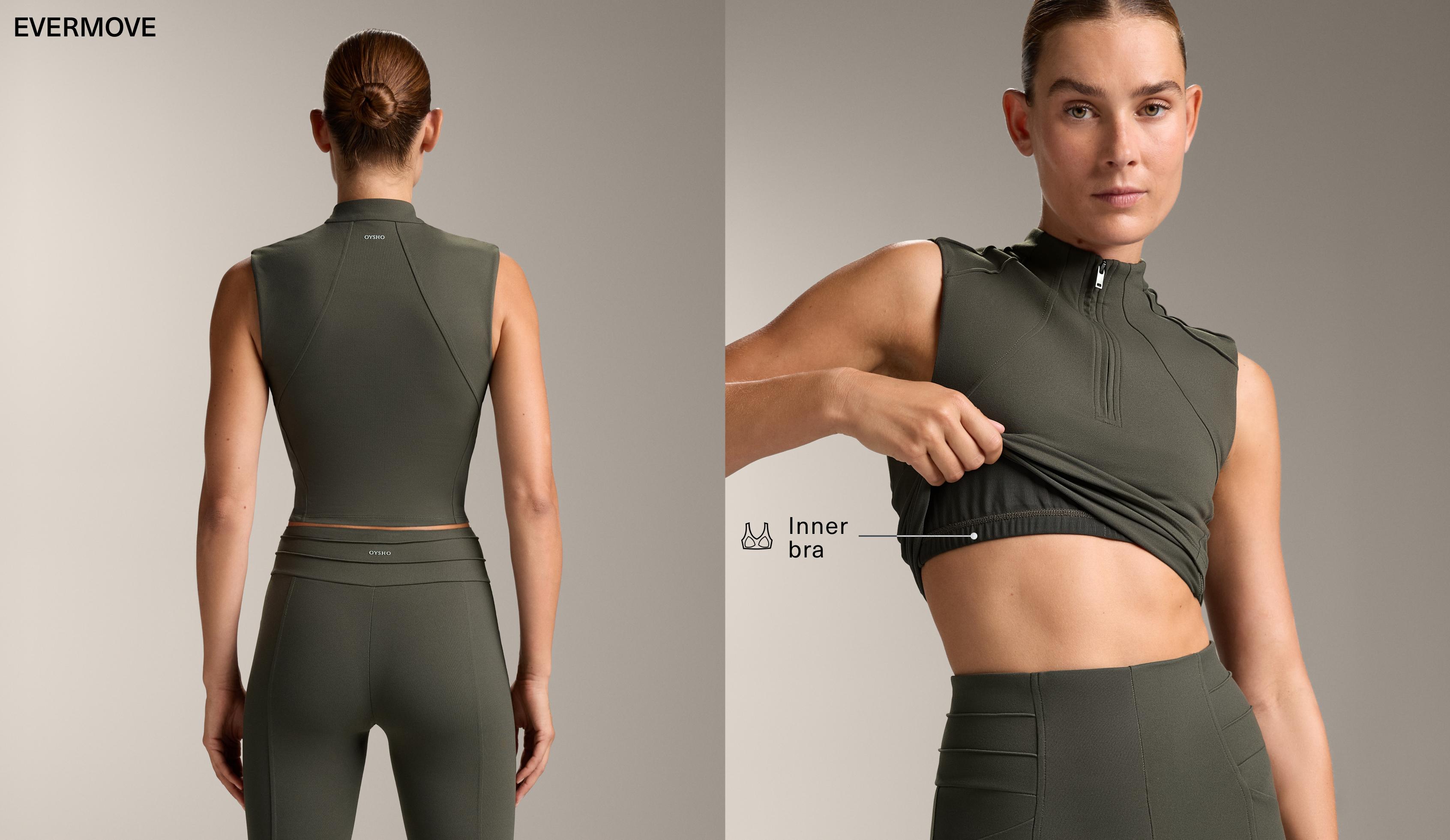 Tank top Evermove с нерви