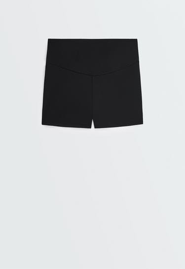 Comfortlux high-rise 5cm hot pants — BLACK 7