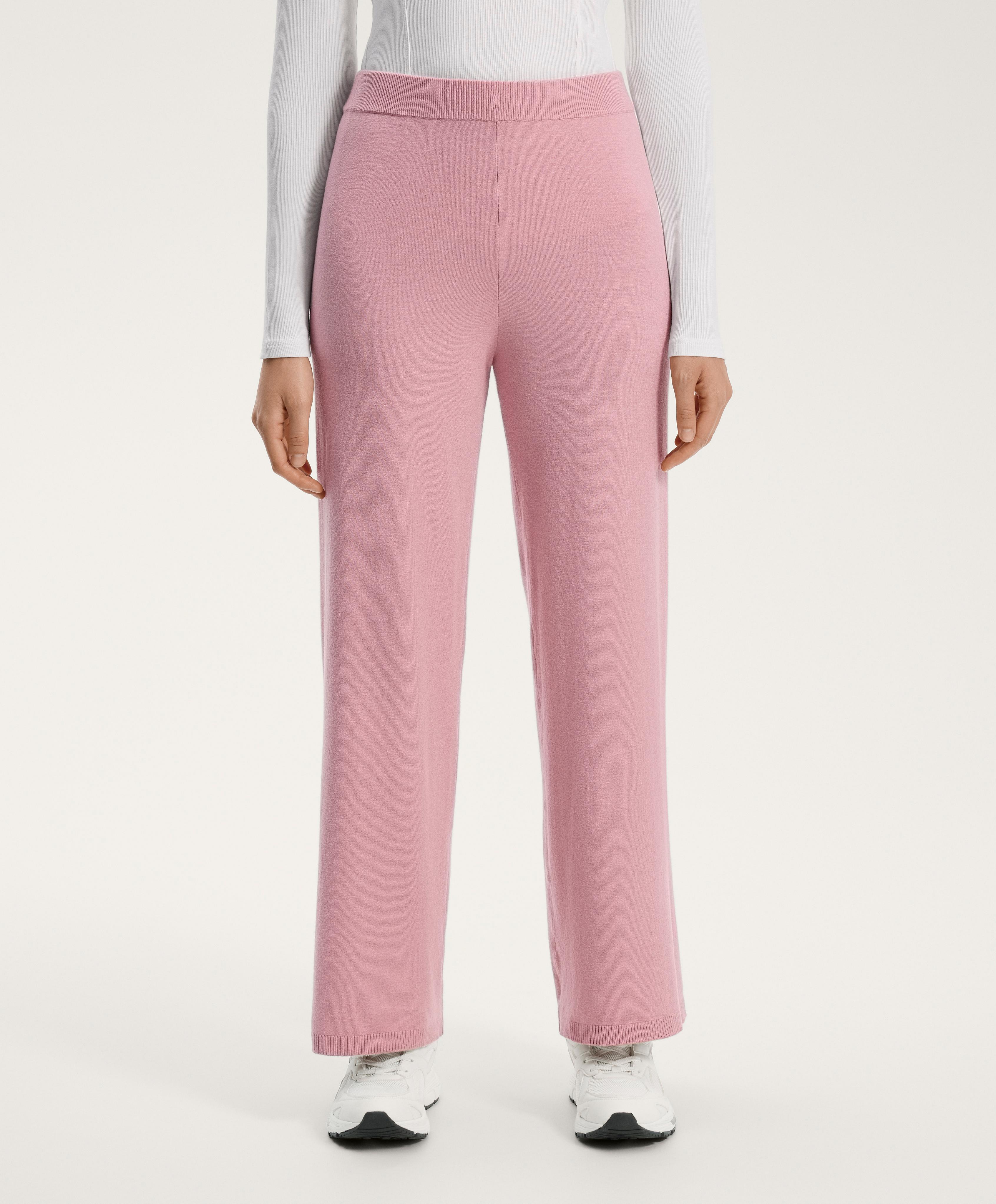 Straight fit knit trousers Straight fit knit trousers