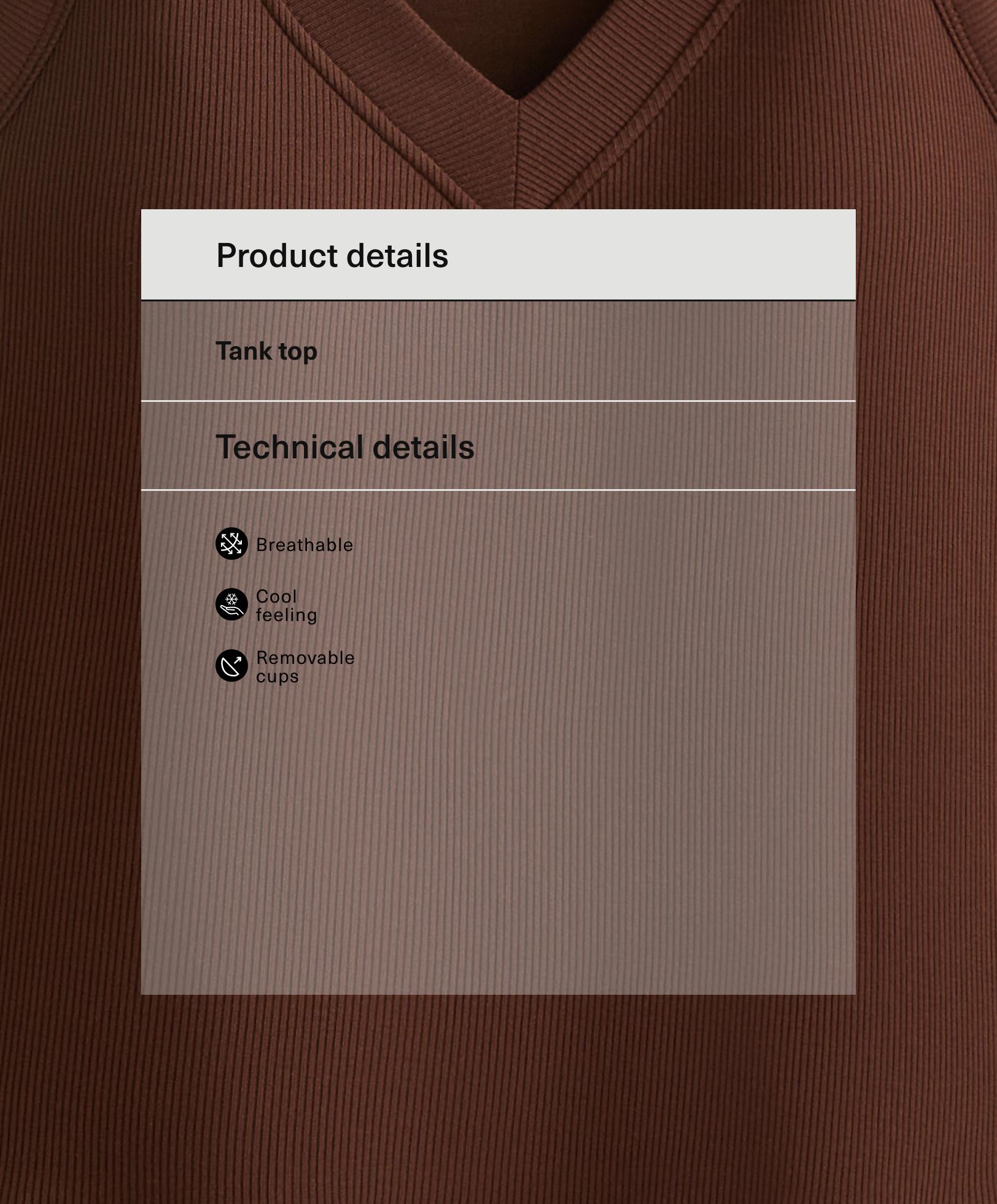 Tank top de canalé mezcla modal - Rebajas Tank top de canalé mezcla modal - Rebajas