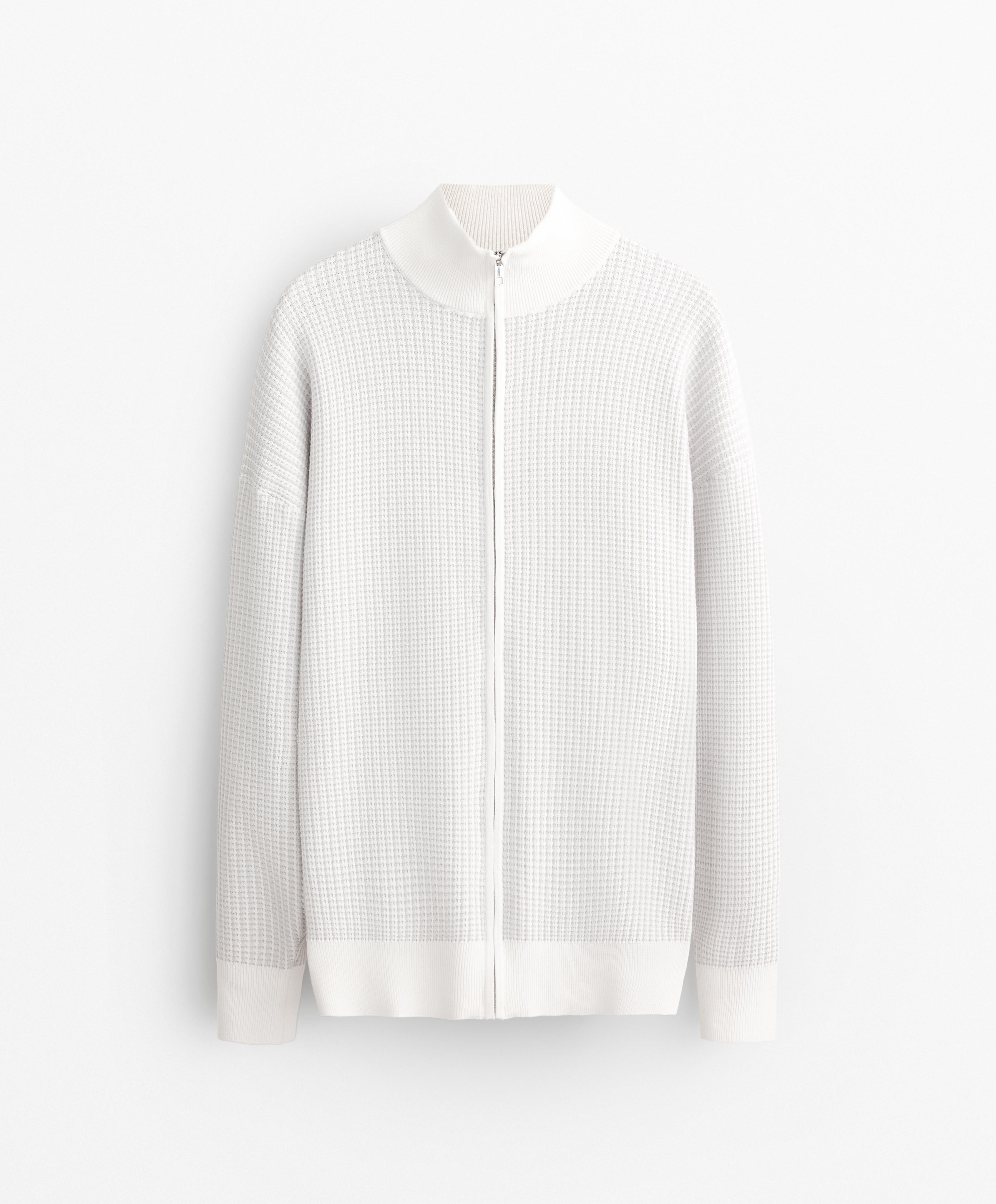 Veste maille col montant Veste maille col montant