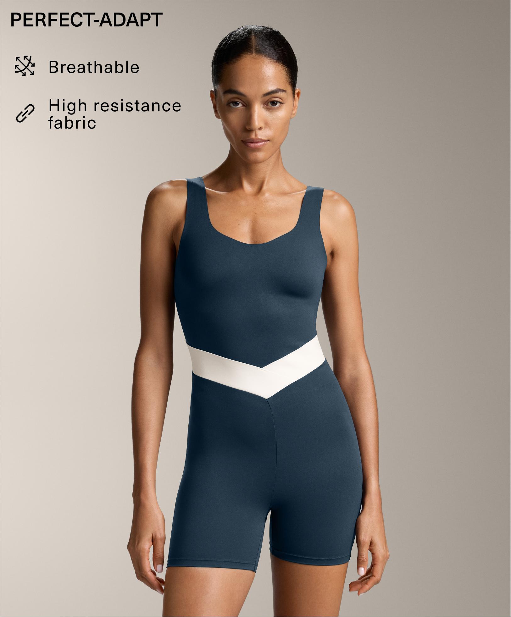 Mono corto Perfect-Adapt cintura en V