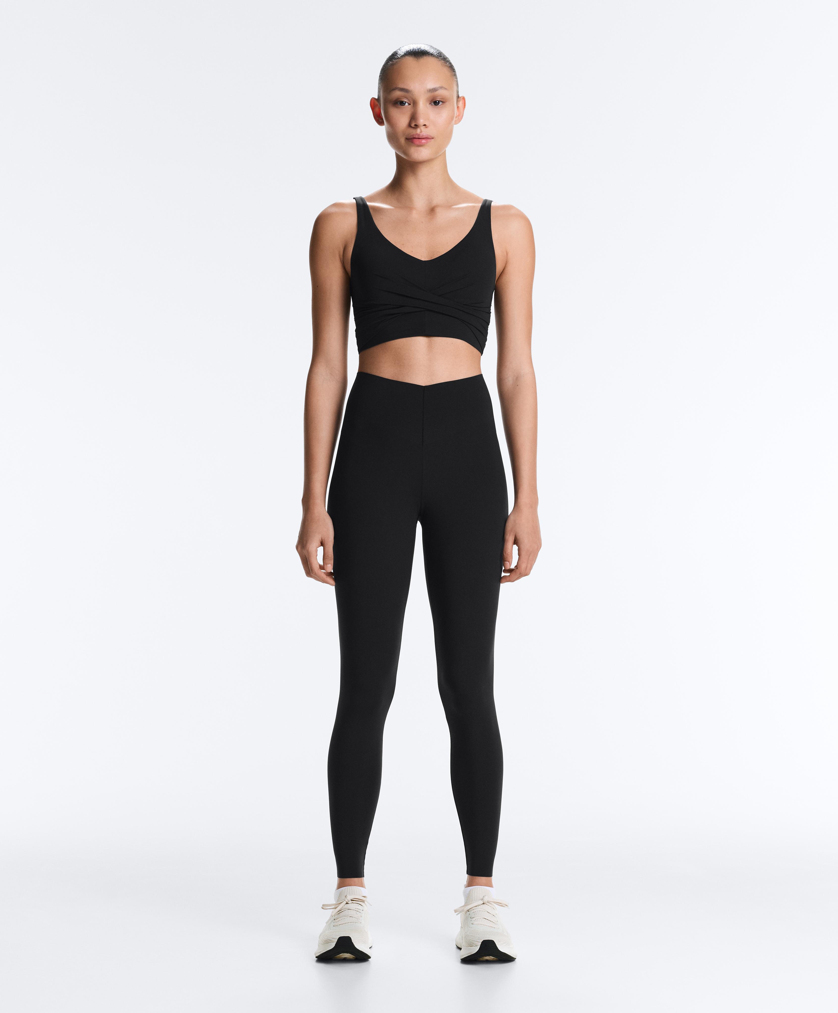 Enkellange High rise legging Light Touch met V-snit 65 cm Enkellange High rise legging Light Touch met V-snit 65 cm