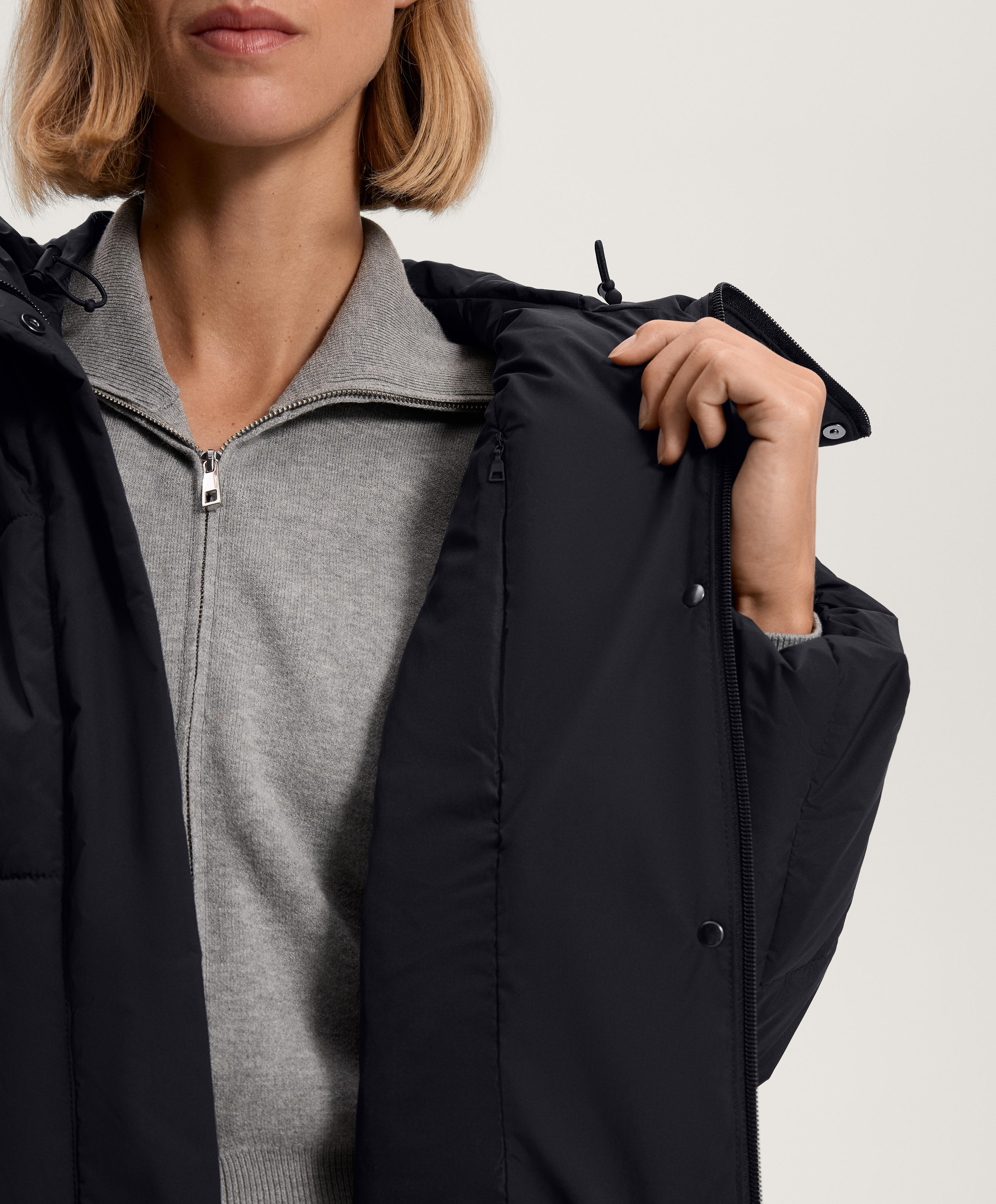 Primaloft® water-repellent padded jacket — BLACK