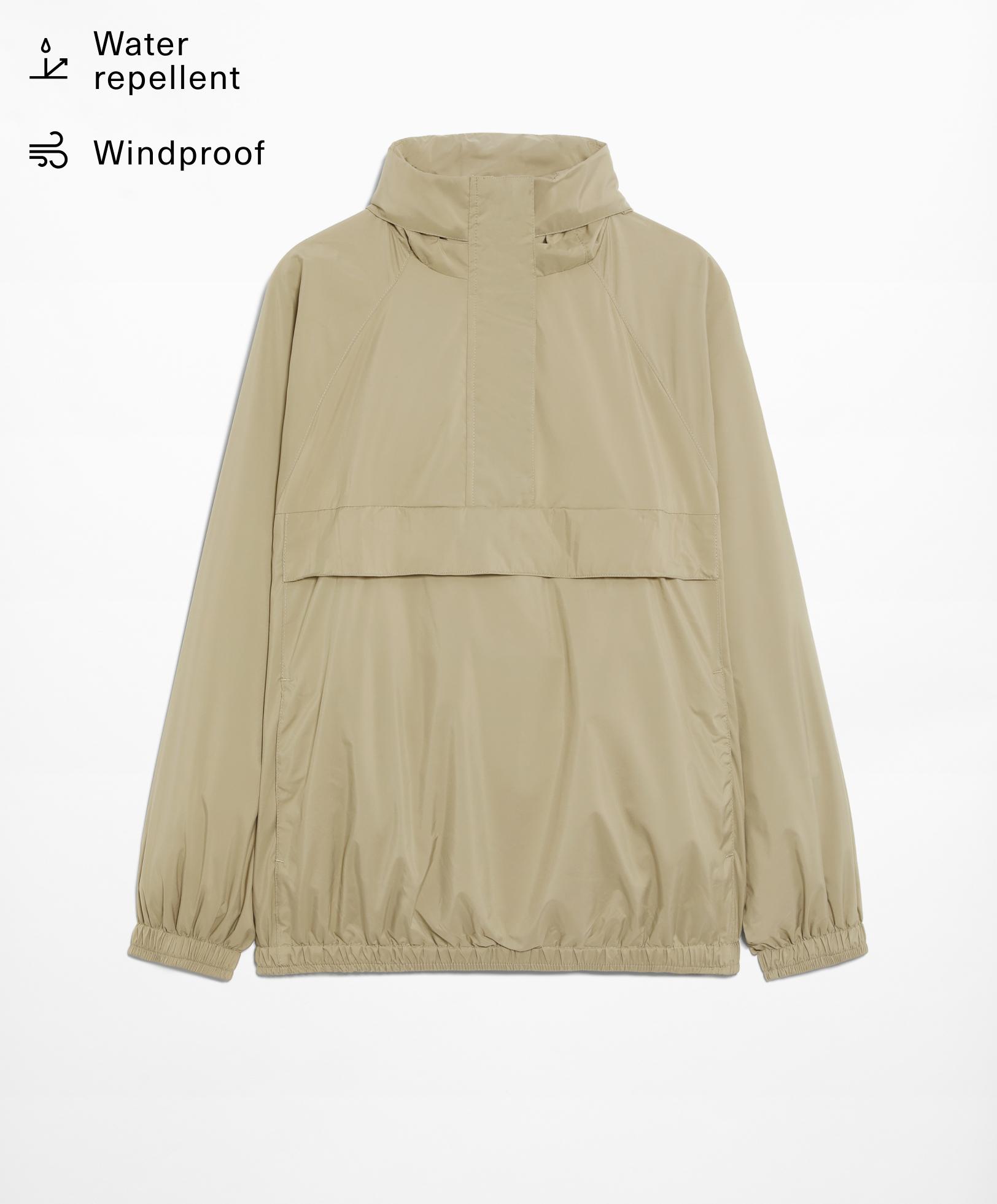 Water-repellent kangaroo windbreaker