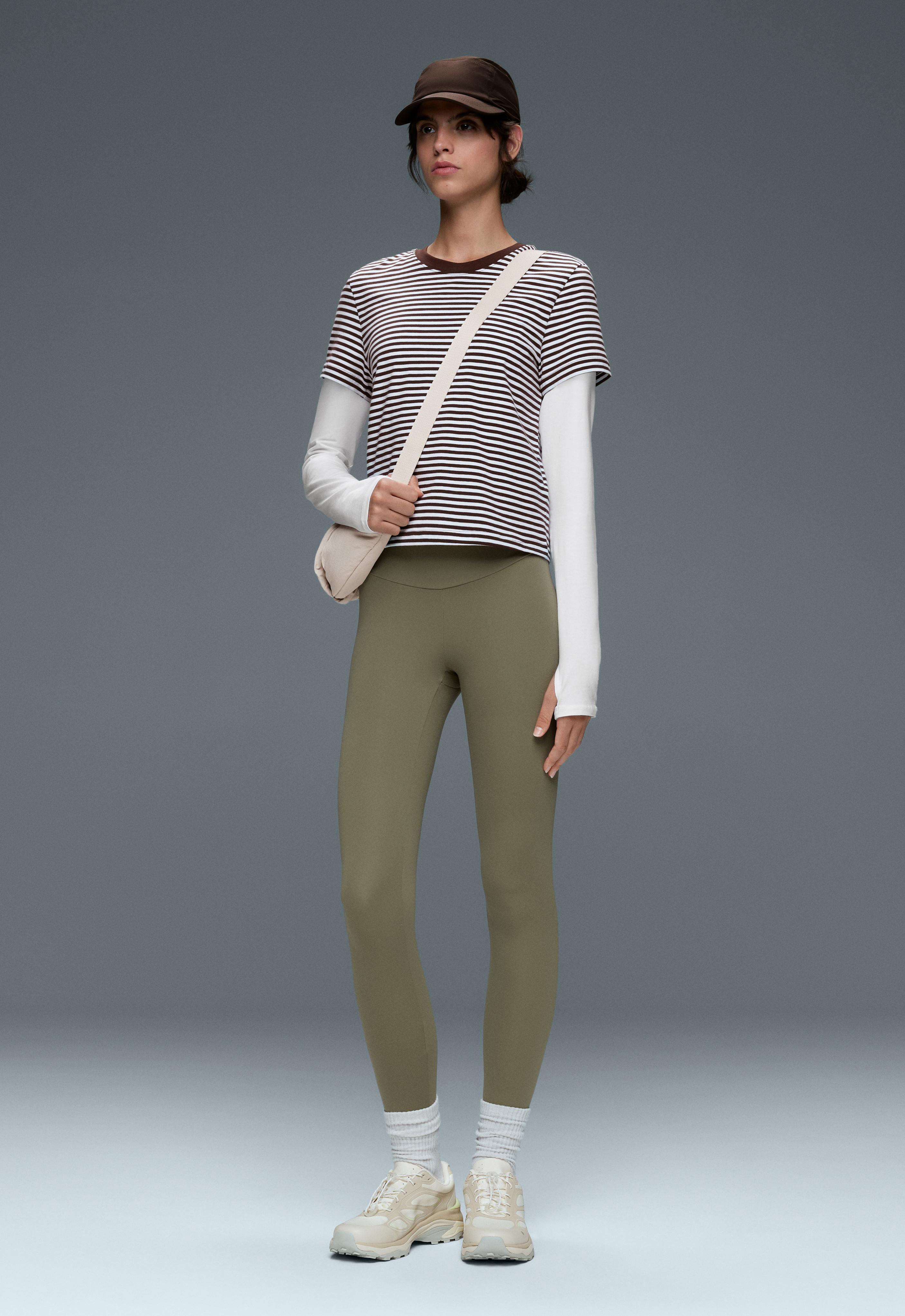 Comfortlux high-waisted ankle-length leggings
