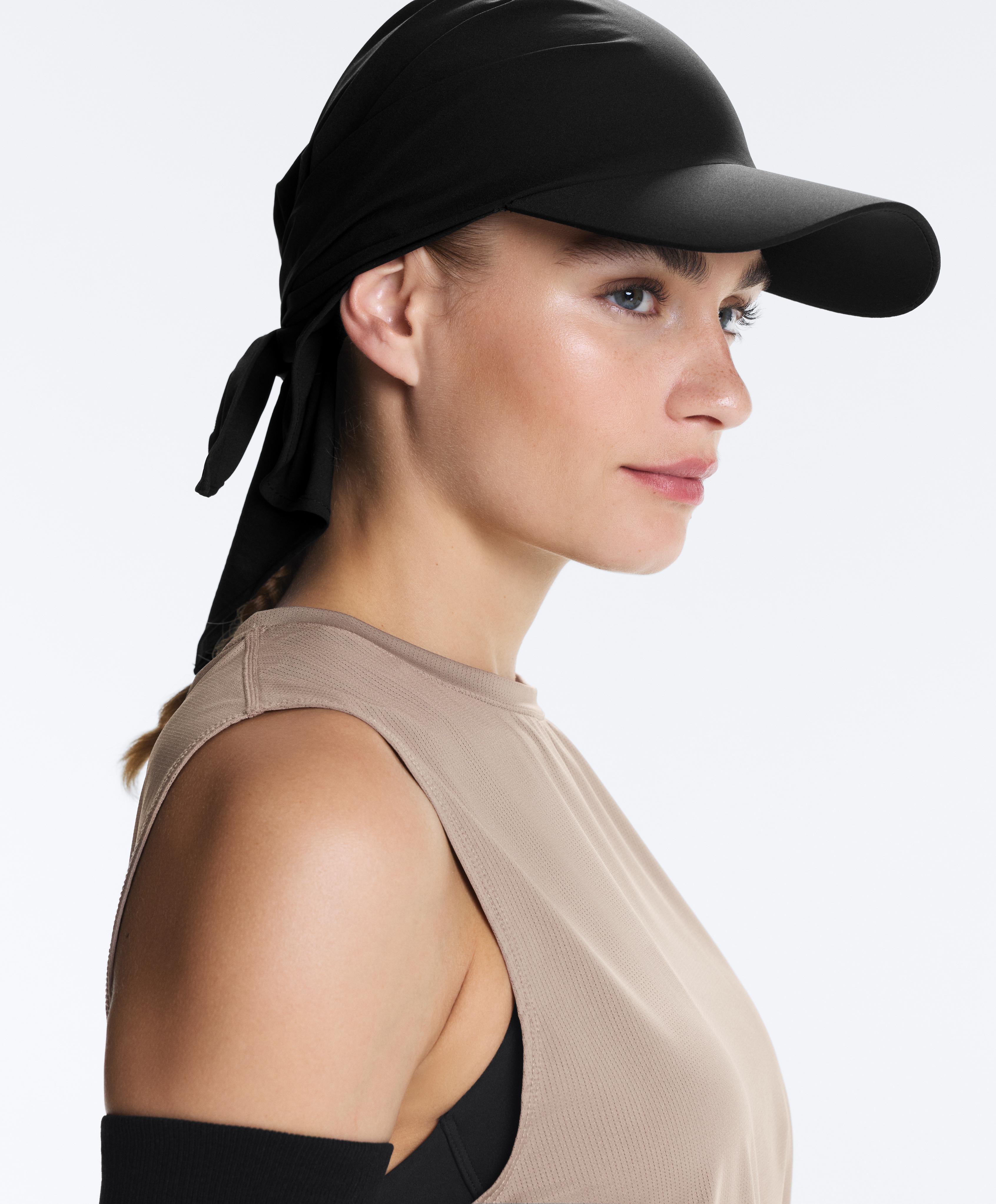 Lightweight knotted visor — BLACK