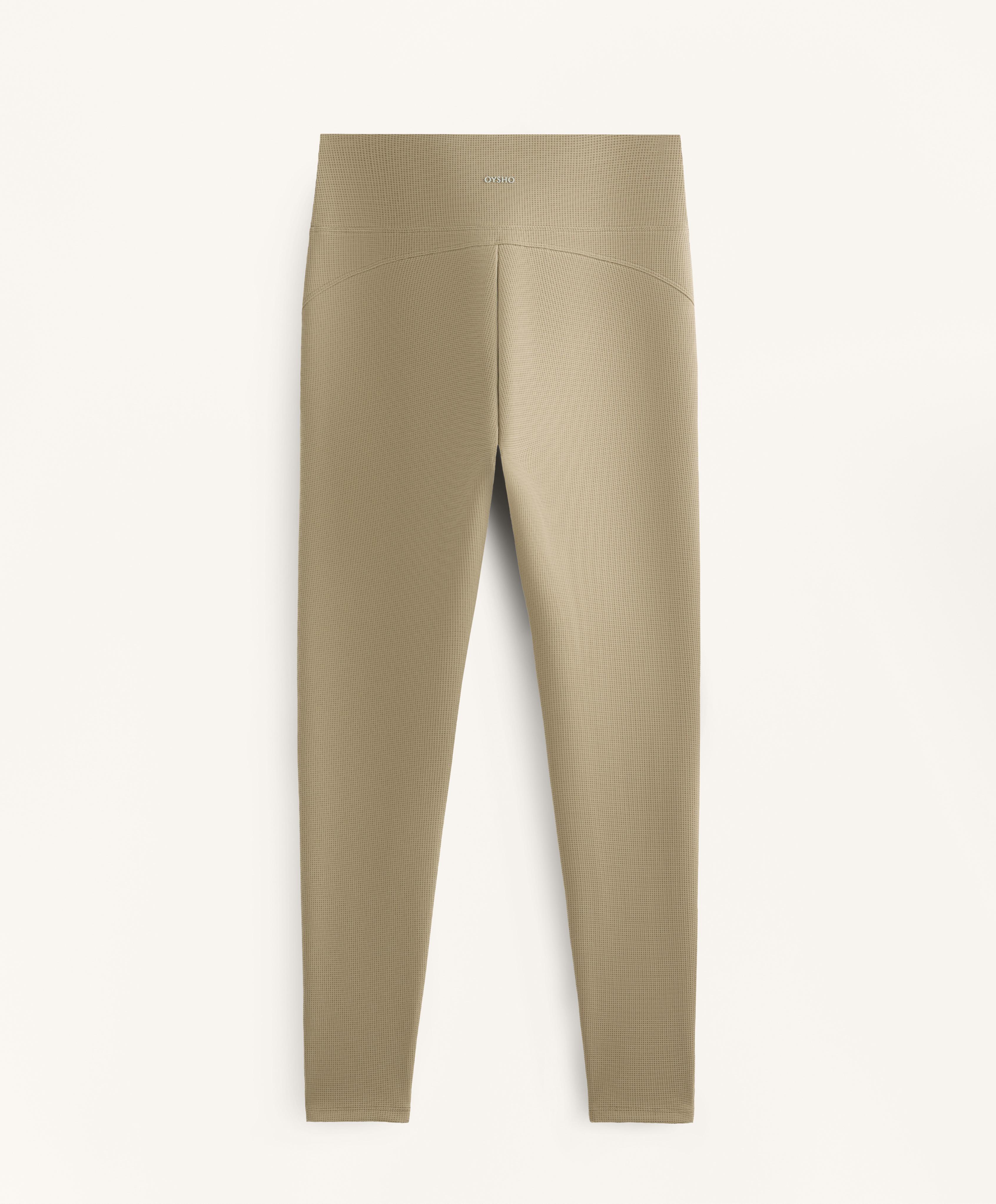 High rise waffle 65cm leggings