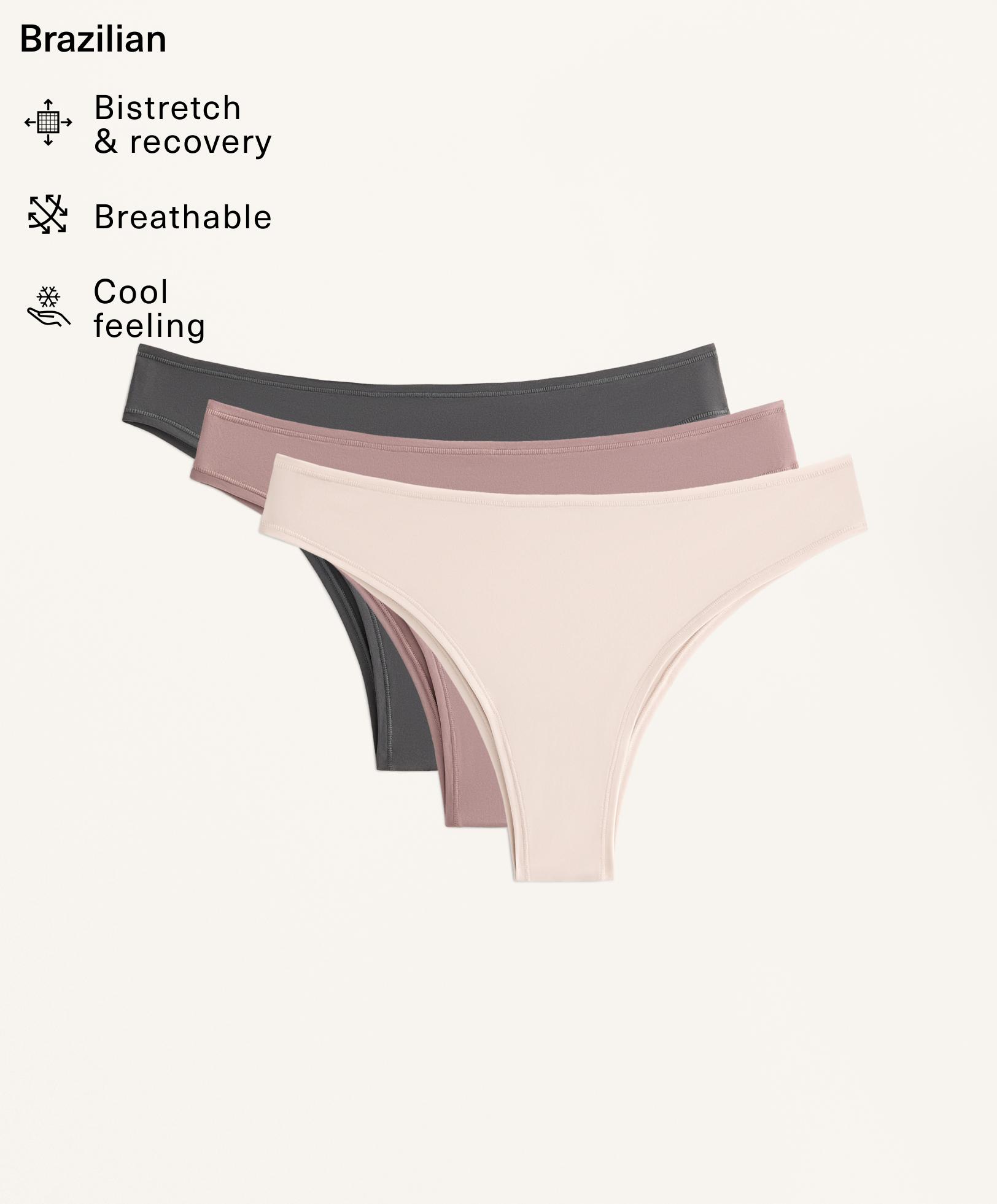 3 par soft stretch halfstringtrusser 3 par soft stretch halfstringtrusser