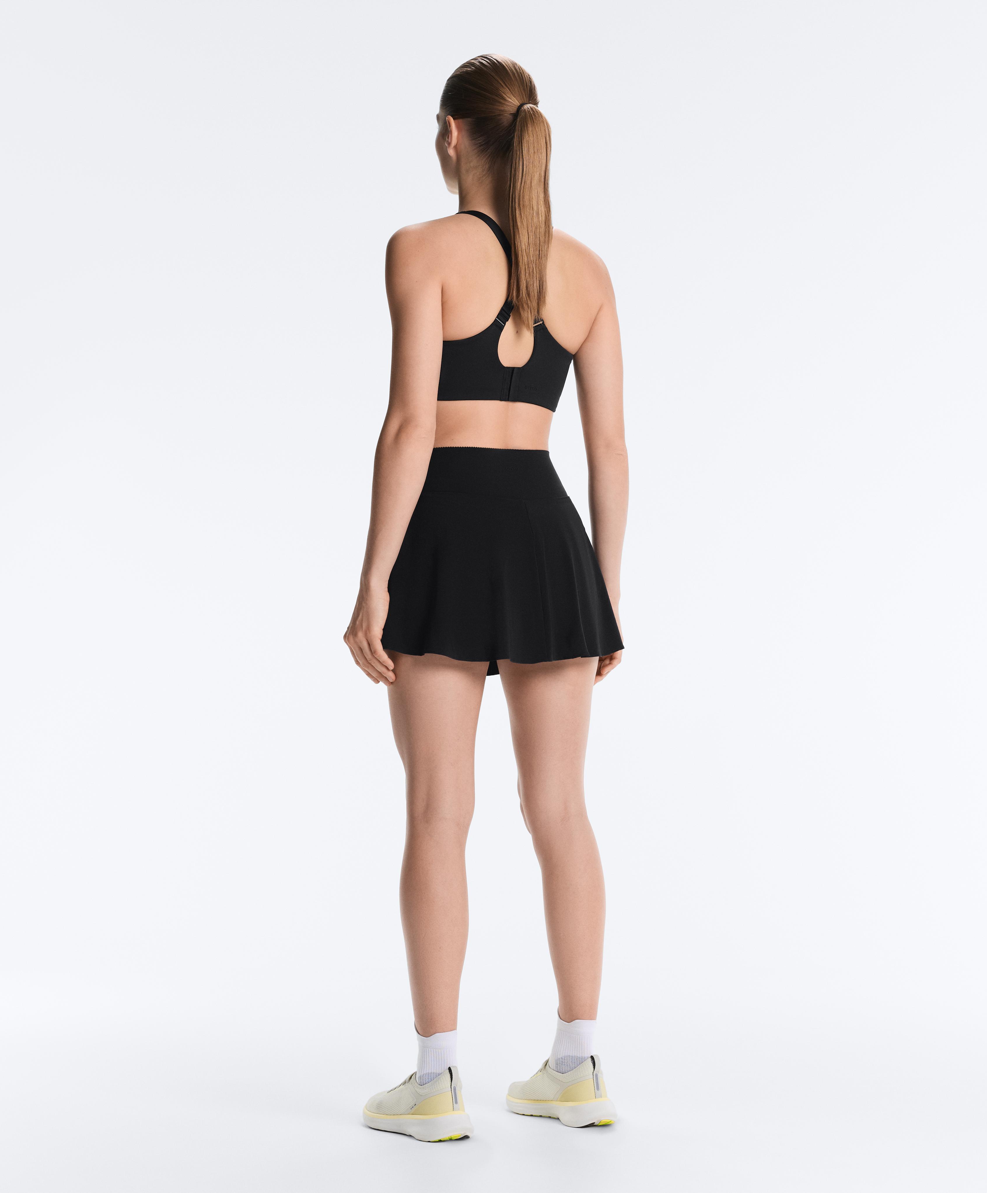 High rise Compressive skirt — BLACK