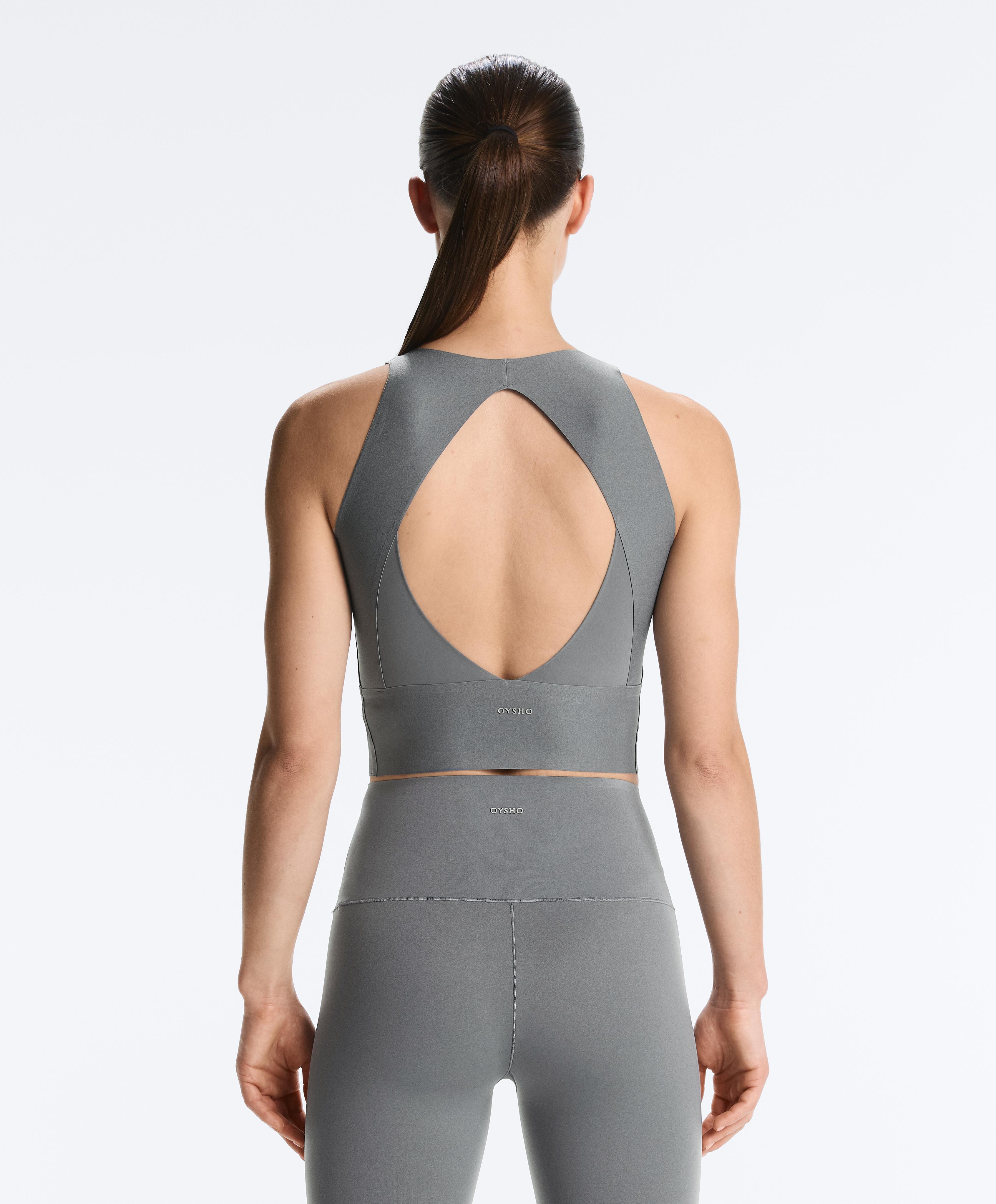Perfect-adapt strap tank top — MISTY BLUE