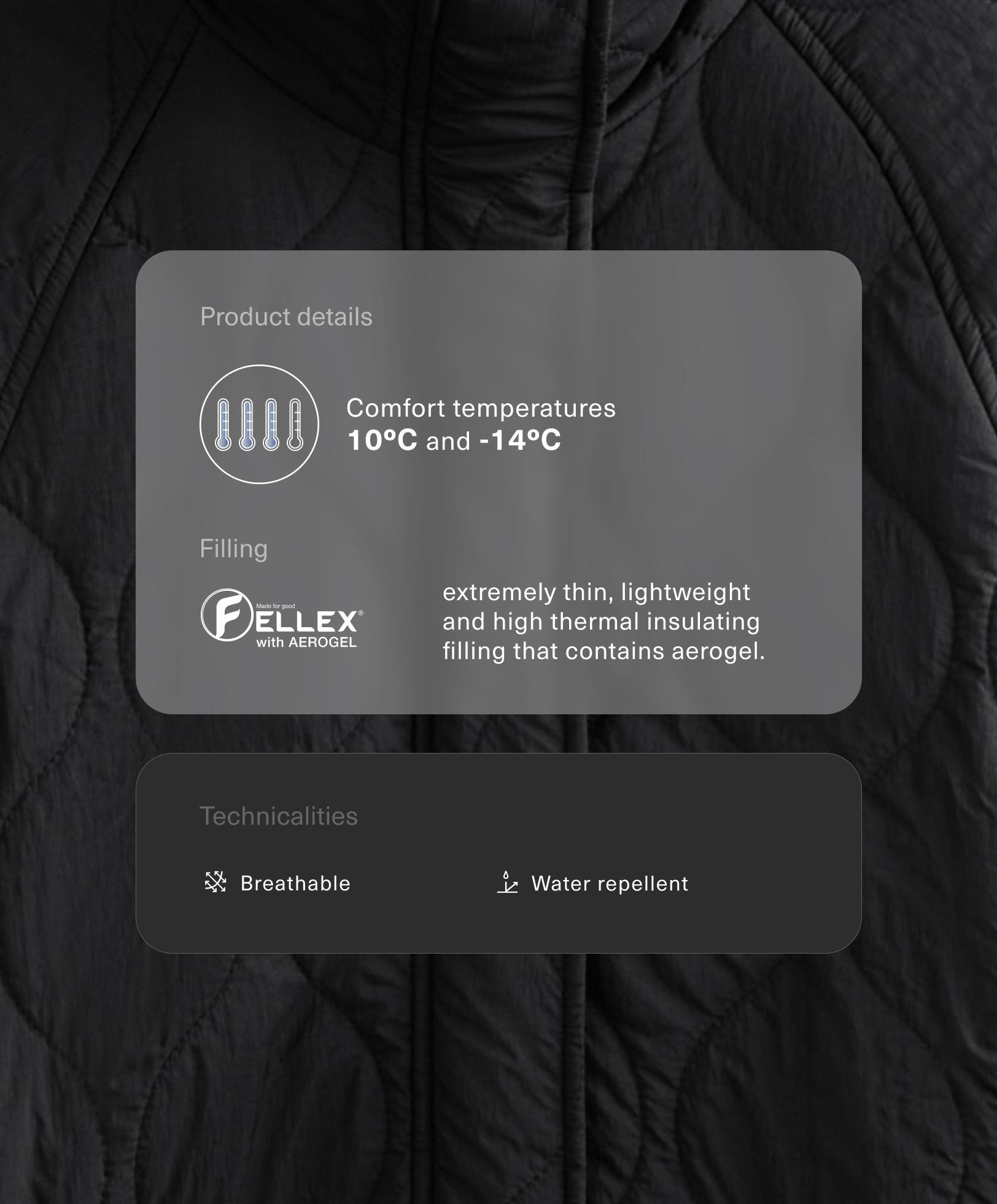 جاكيت مبطن صاد للماء FELLEX® مع AEROGEL