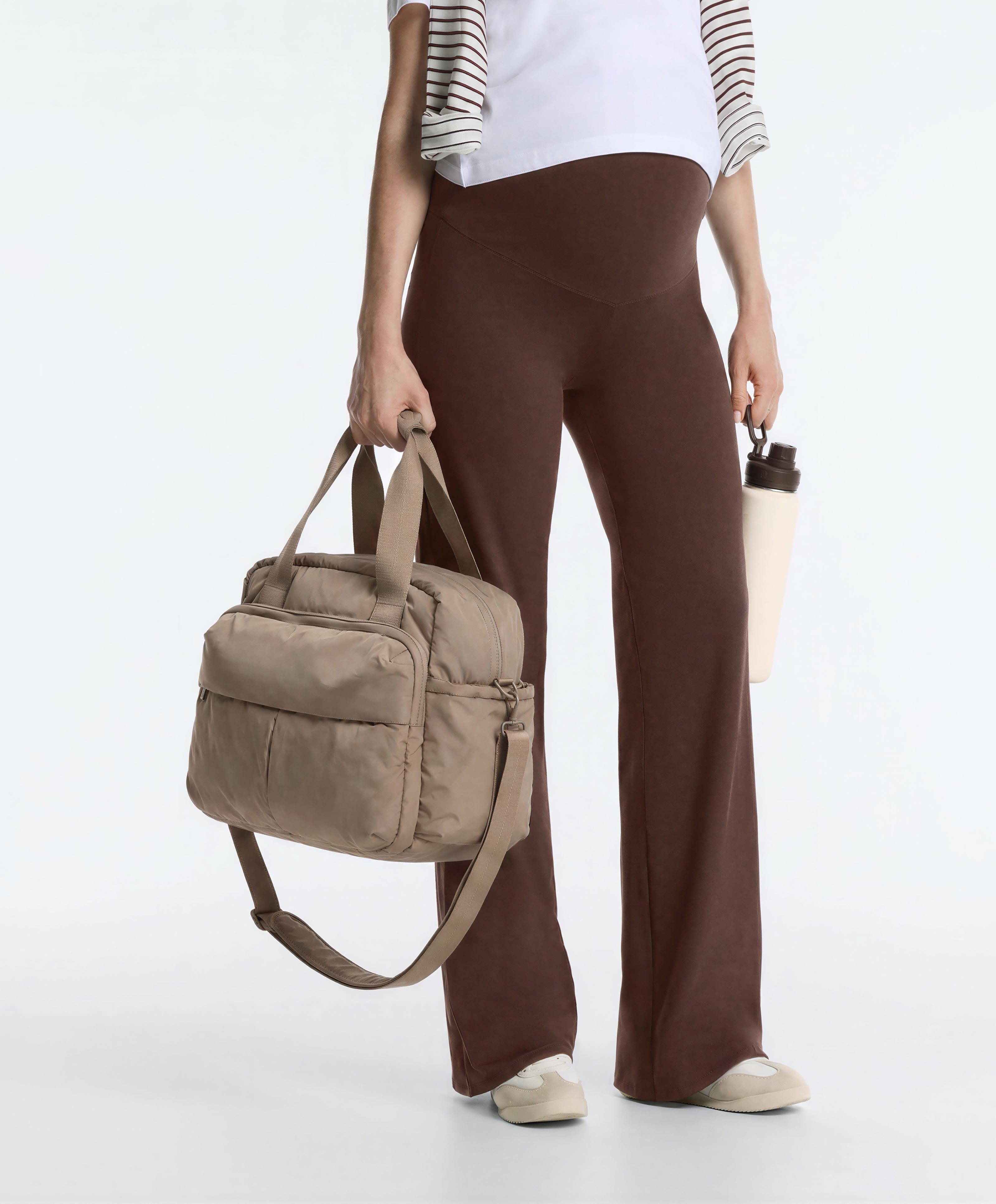 Maxi maternity bag — TOASTED BROWN