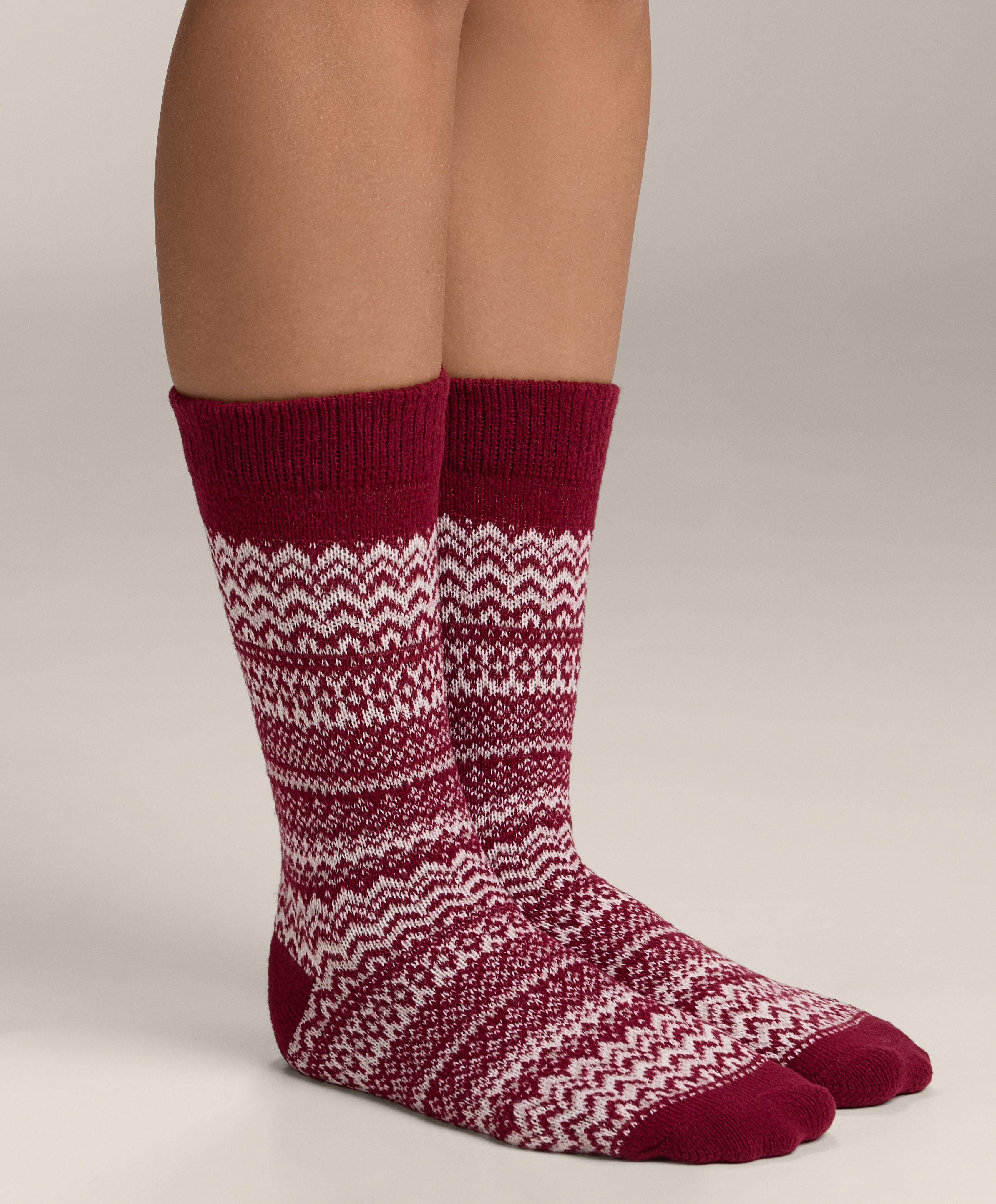 2 пары классических носков с жаккардовым узором - Распродажа
