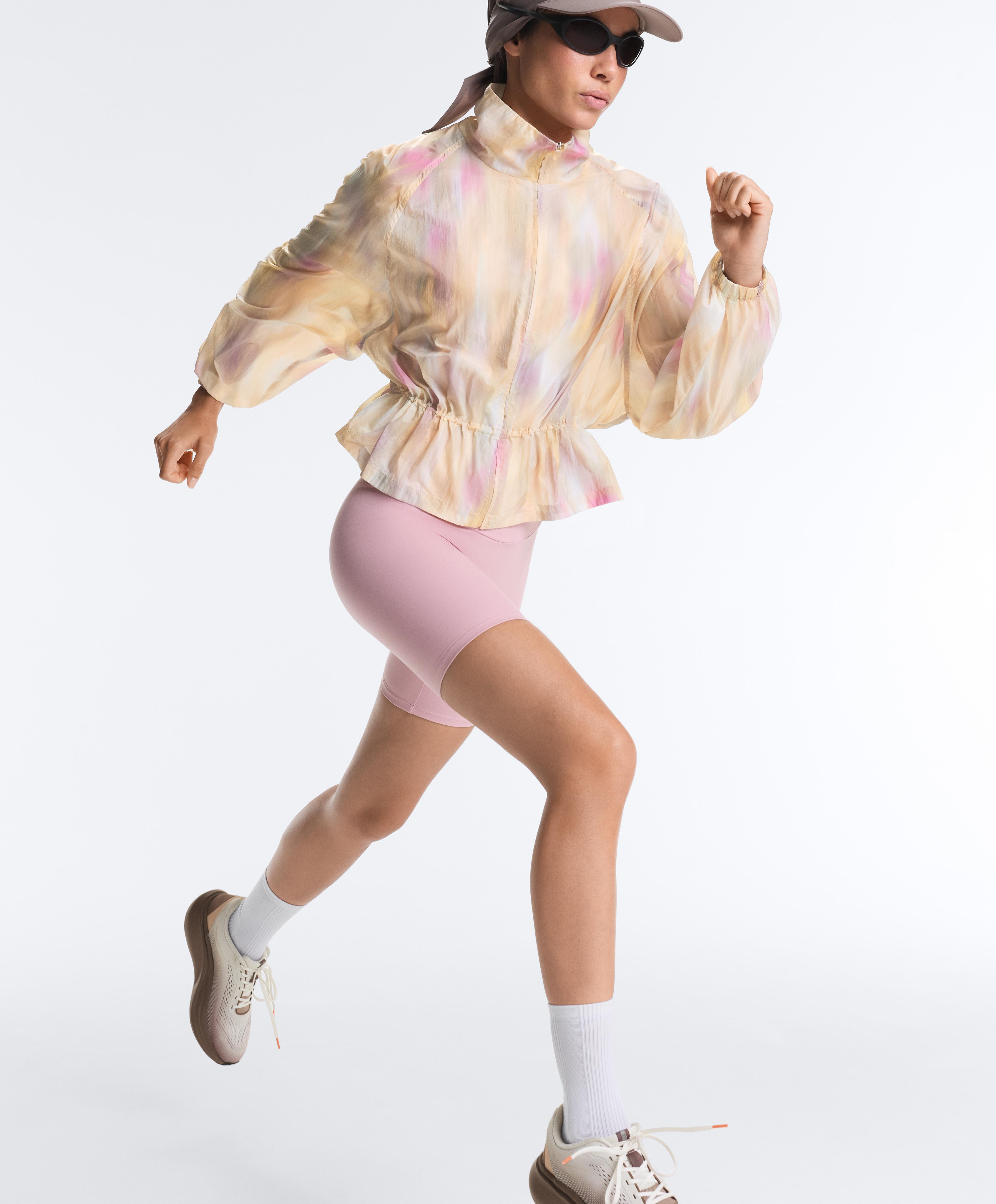 Tie-dye track jacket — BUTTER YELLOW