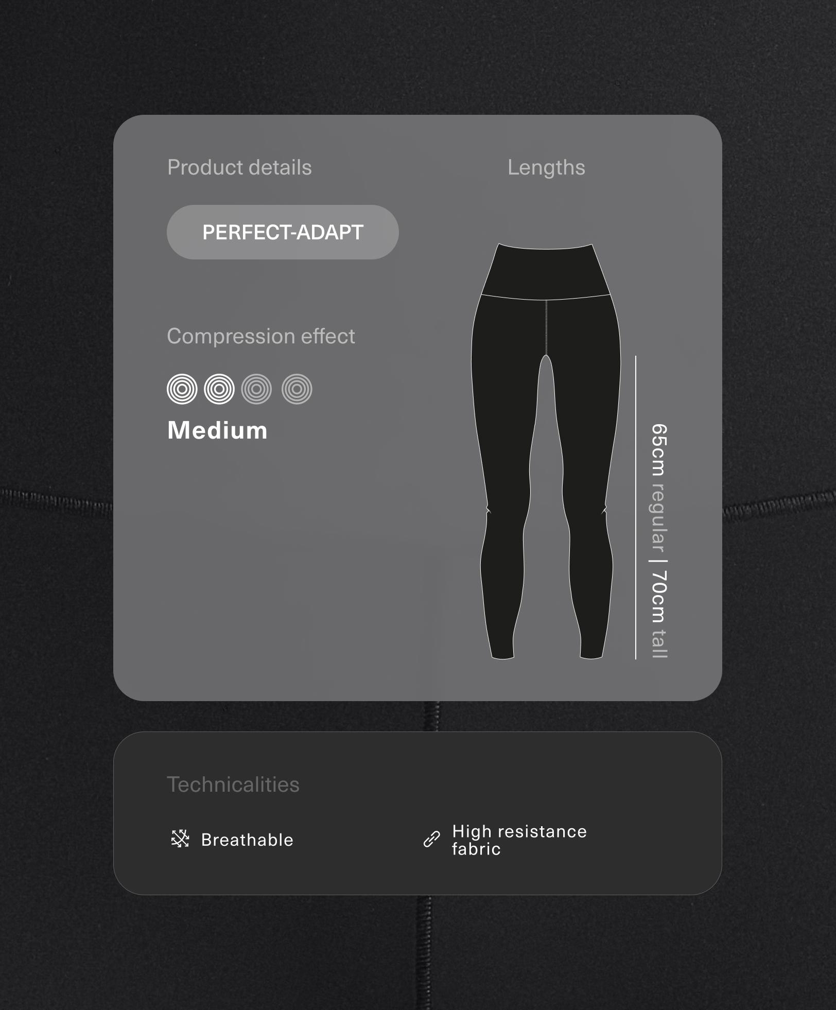 Leggings enkel- high rise Perfect-adapt Leggings enkel- high rise Perfect-adapt