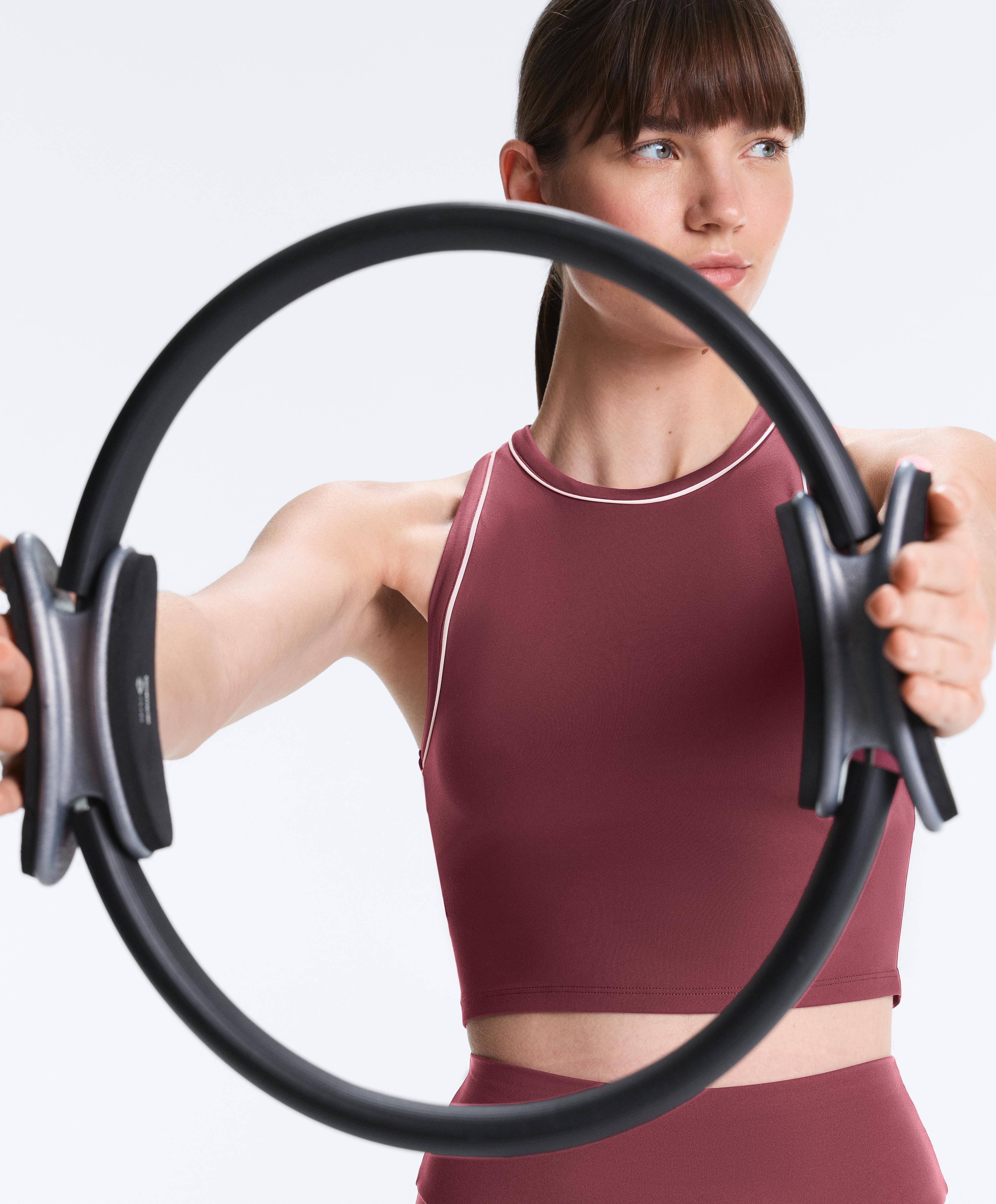 Comfortlux halterneck tank top — CHERRY