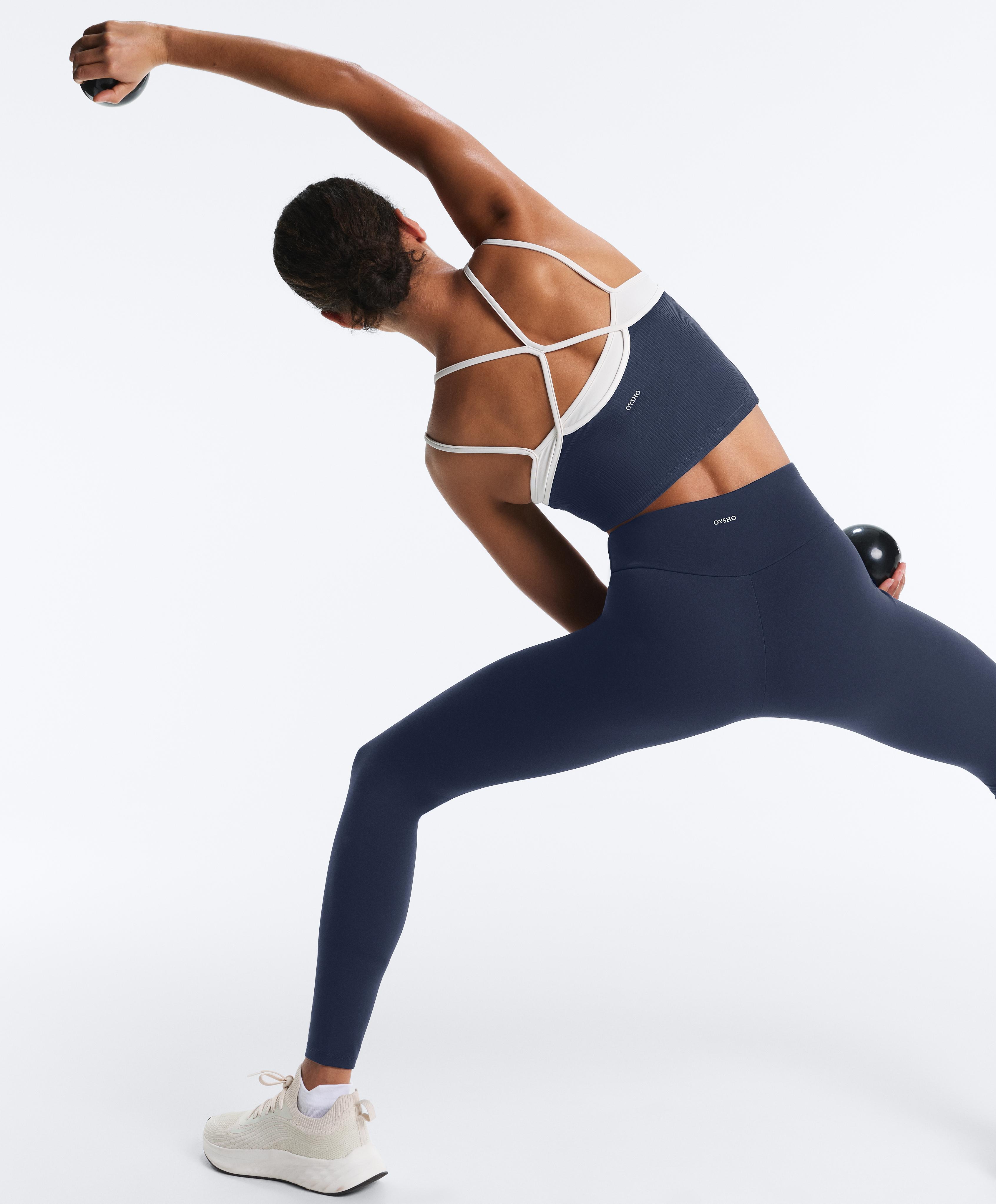Comfortlux overlay tank top — NAVY BLUE