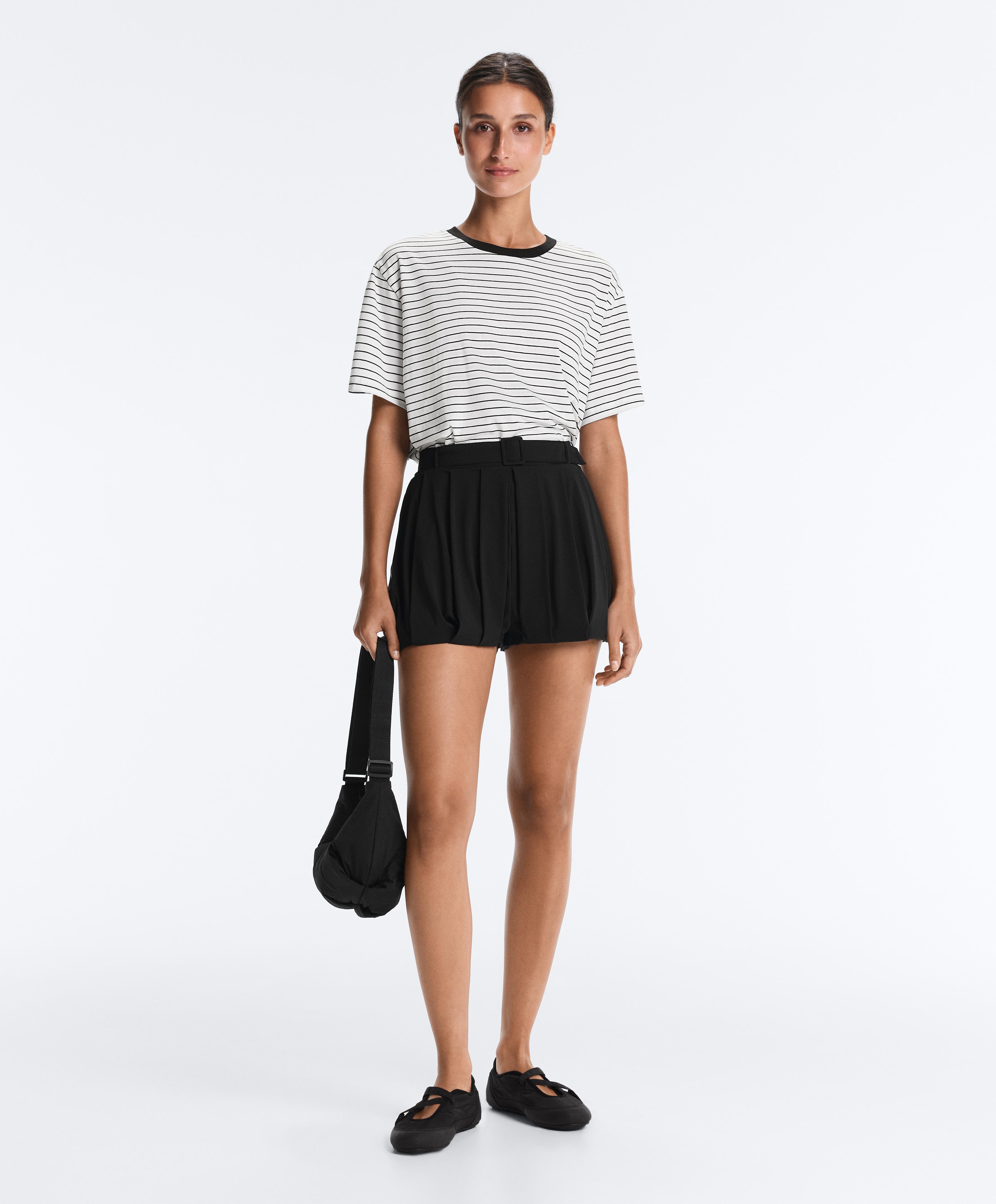 Light Touch bloomer shorts — BLACK