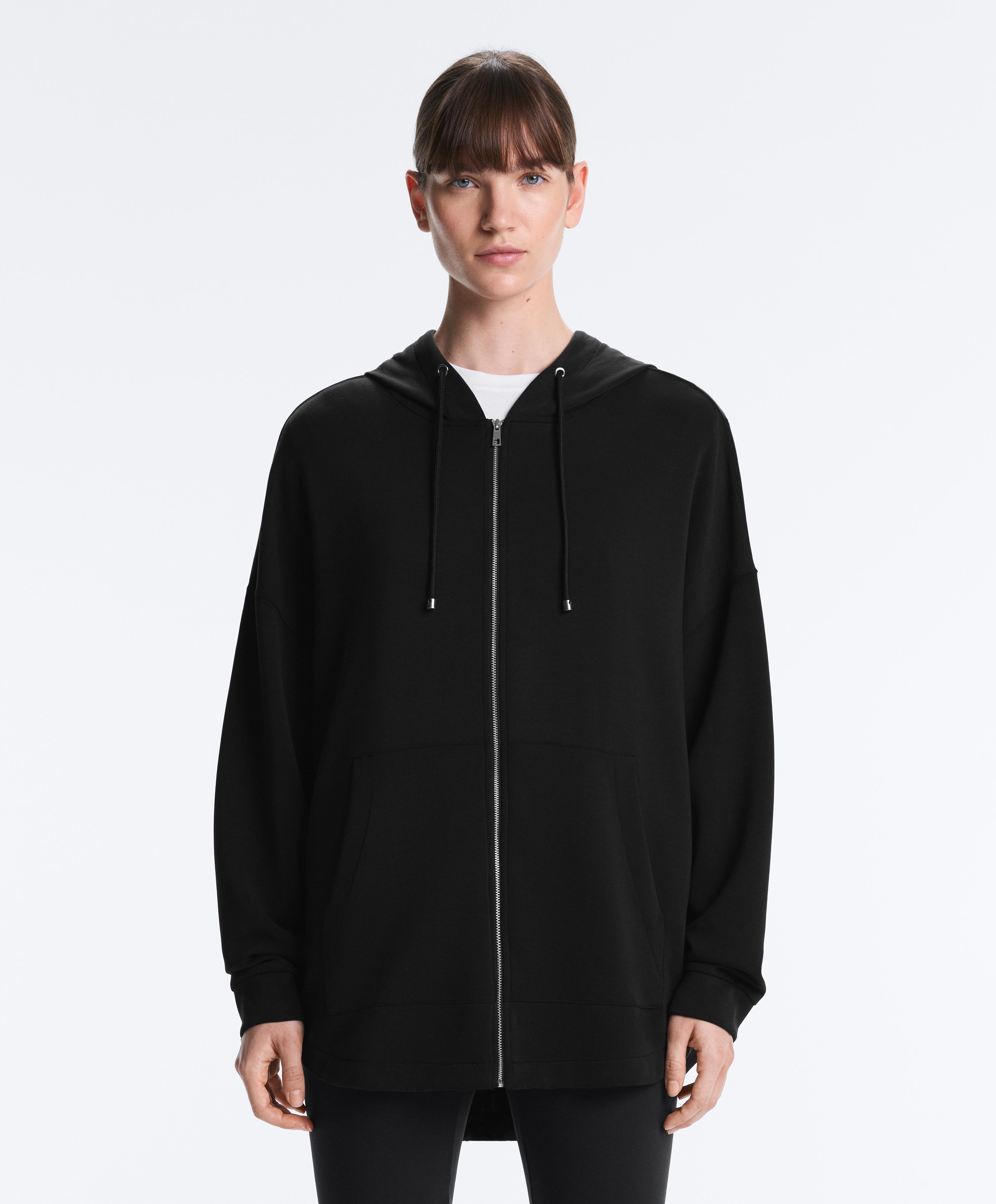 Dlhá bunda s modalom, jemná na dotyk Dlhá bunda s modalom, jemná na dotyk