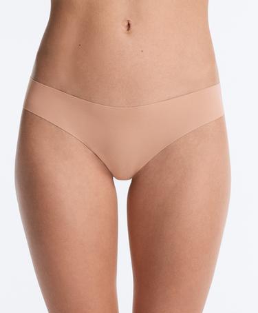 5 invisible laser-cut V-cut polyamide blend classic bikini briefs — SOFT PINK 3