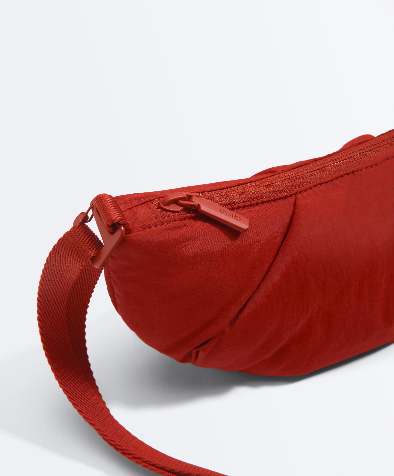 Mini quilted crossbody bag — RED