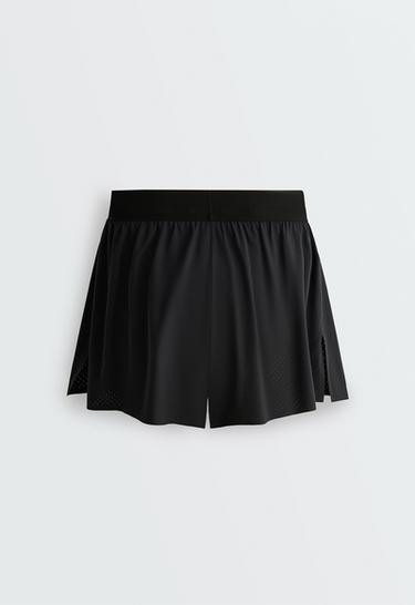 Technical Shorts Mid rise 7cm — BLACK 8