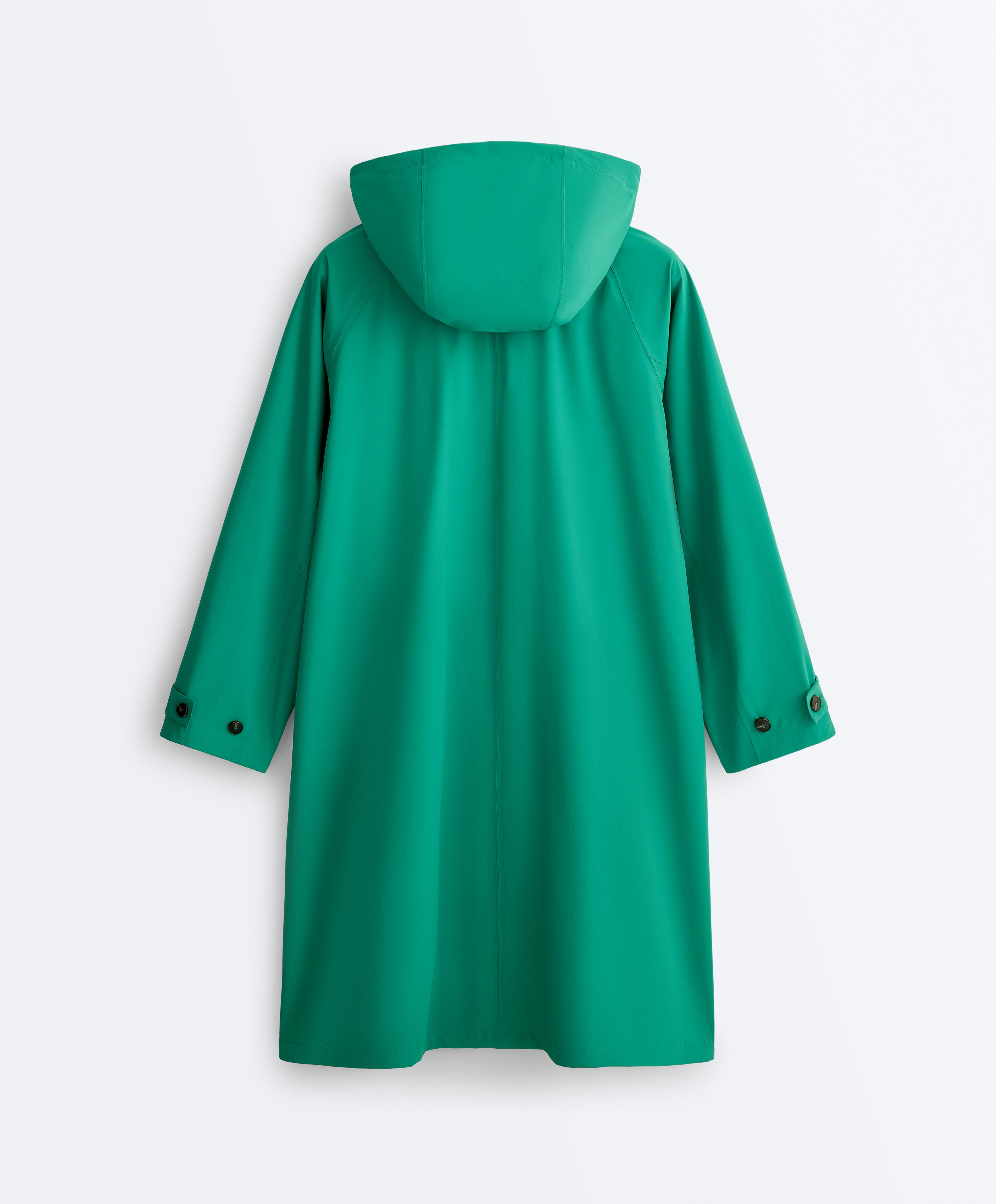 Midi extra lightweight 10k waterproof jacket — EMERALD GREEN