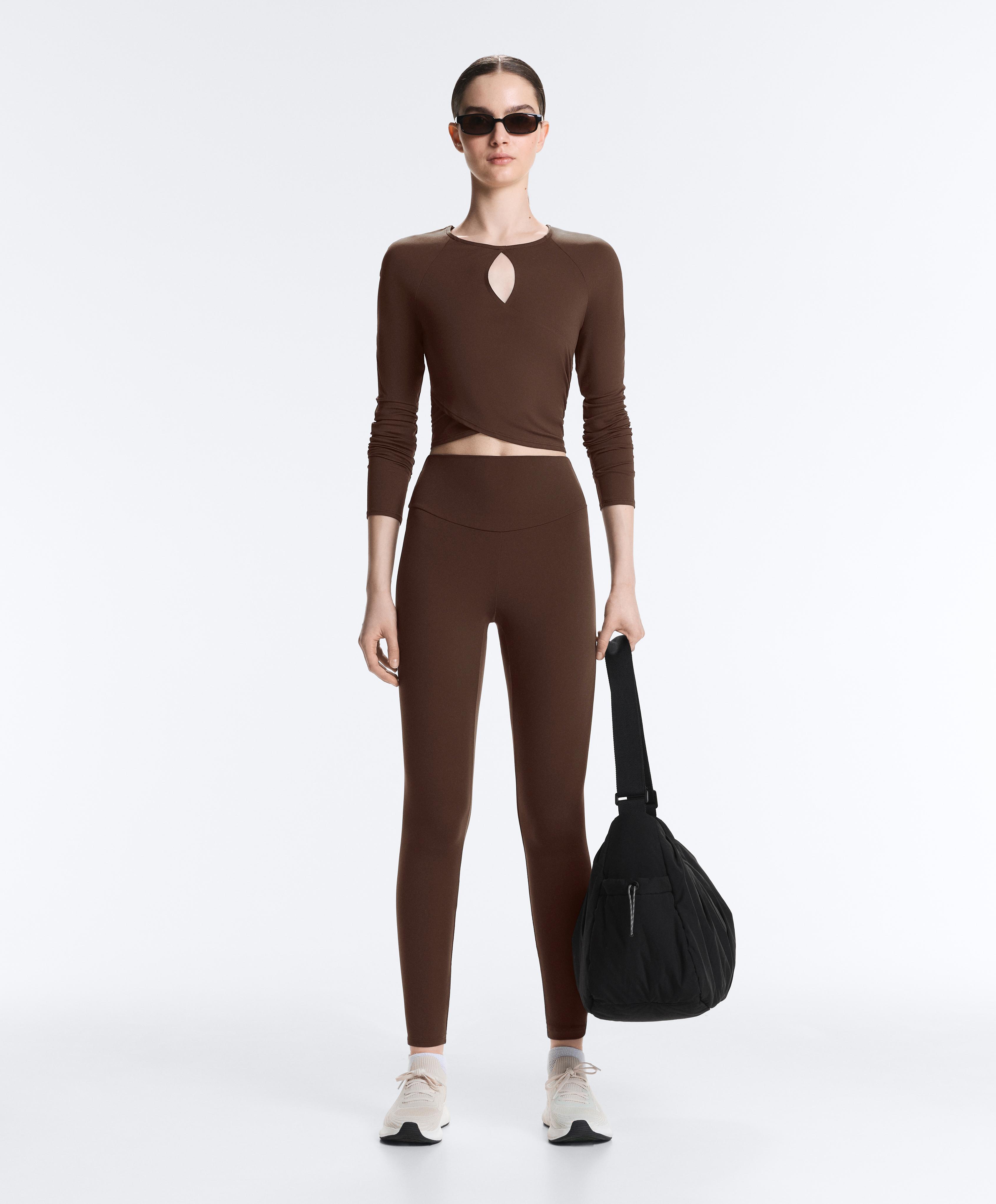 Comfortlux long-sleeved T-shirt — BROWN