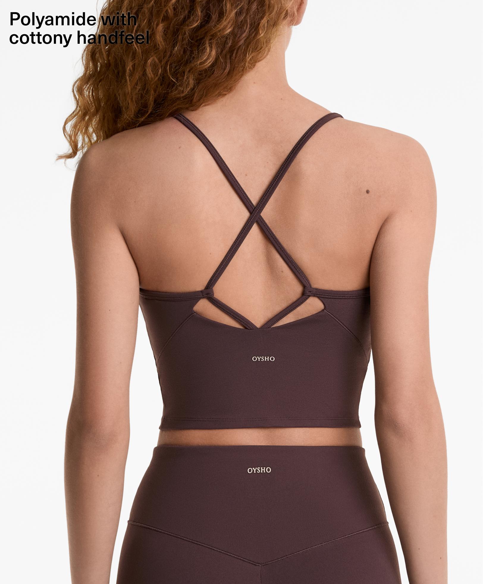 Tank top en polyamide au toucher cotonneux