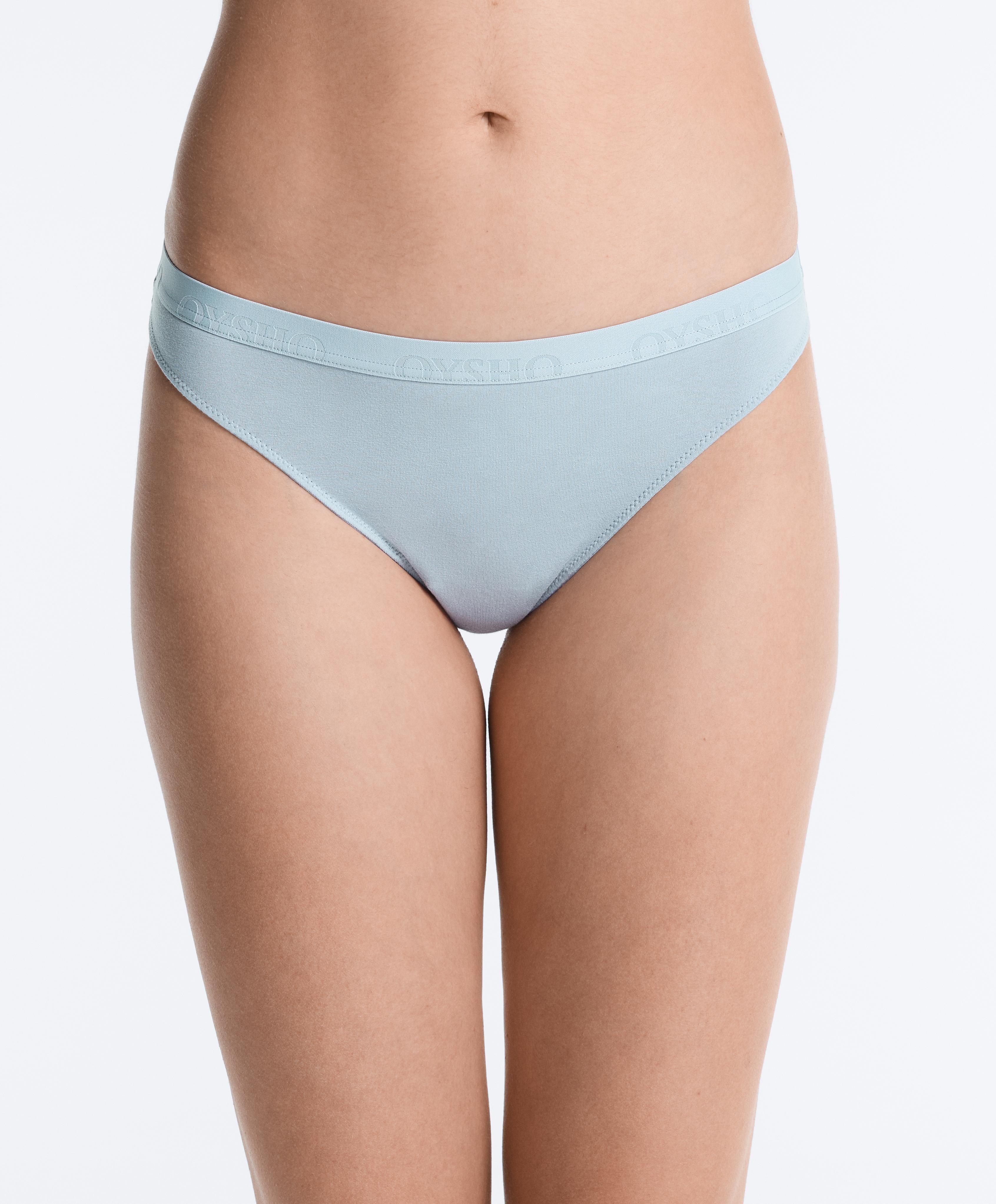 3 Tangas aus Baumwollmischung mit Logo 3 Tangas aus Baumwollmischung mit Logo