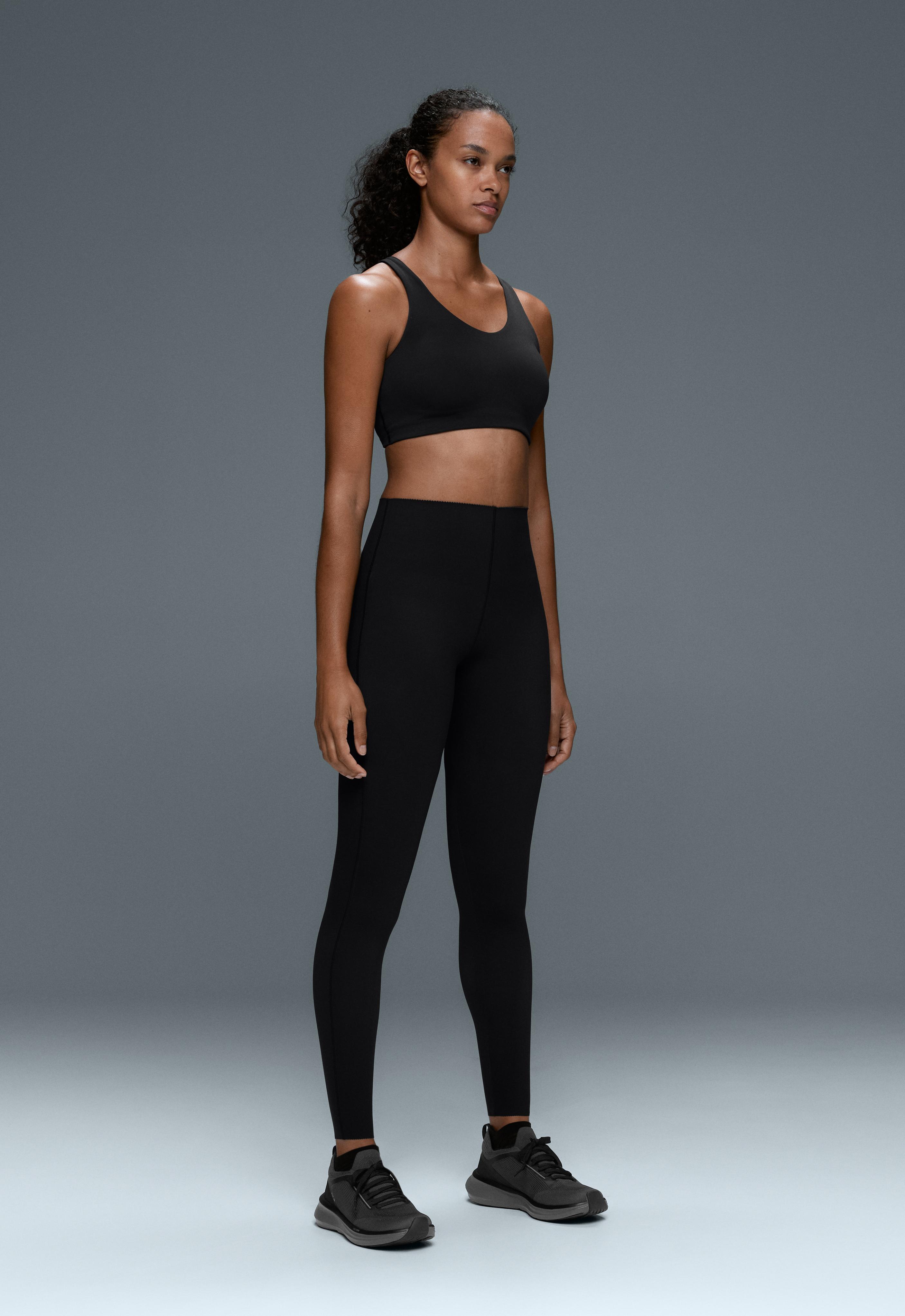 Extra Compressive Raise Up ankle-length leggings — BLACK